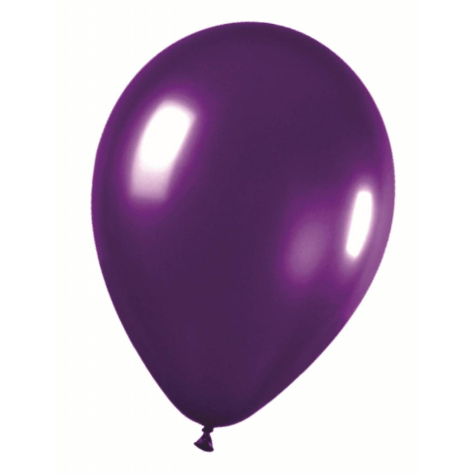 KIT 12 GLOBOS METALICOS TRANSPARENTES CONFETI MARMOL MORADO 