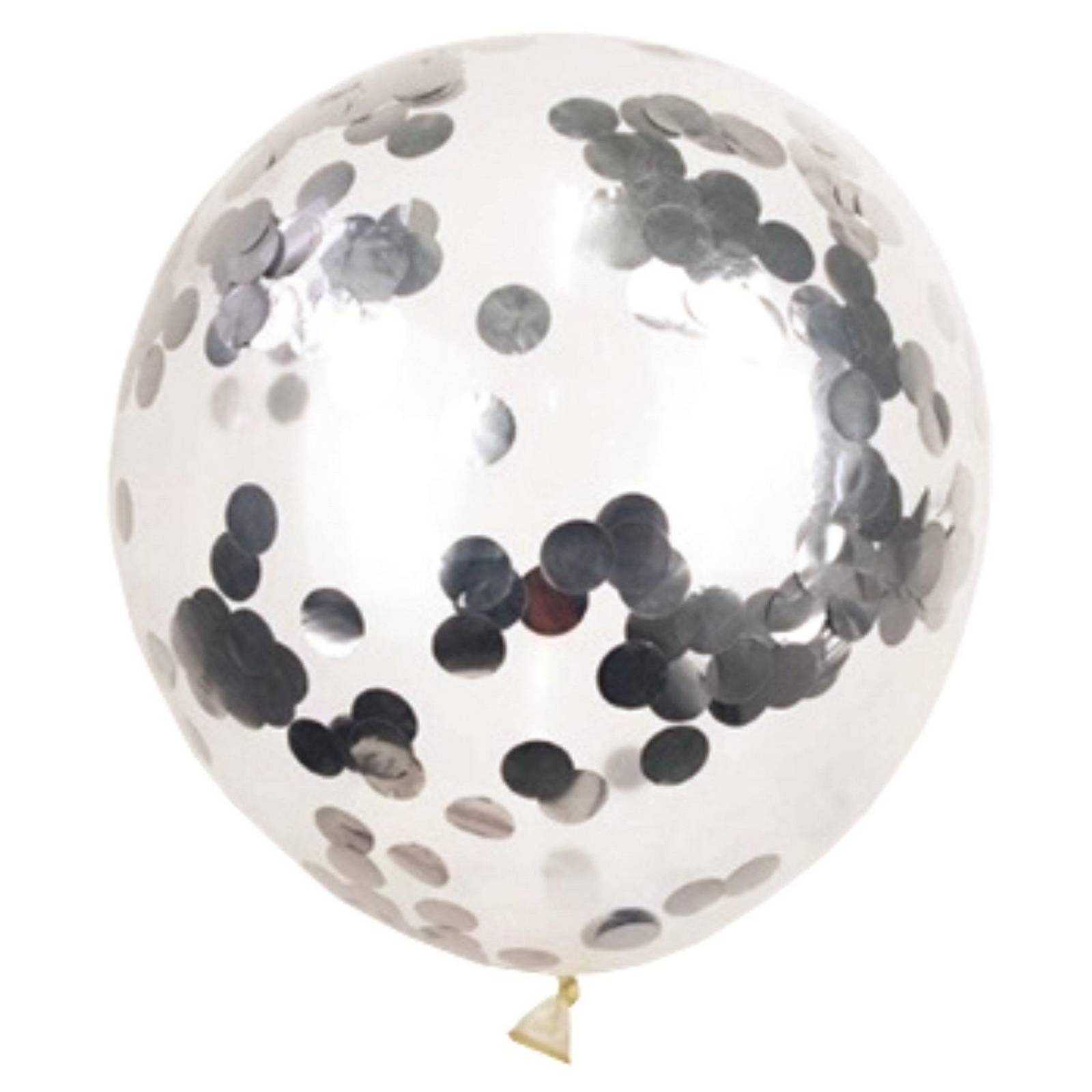 KIT 12 GLOBOS METALICOS TRANSPARENTES CONFETI MARMOL MORADO 