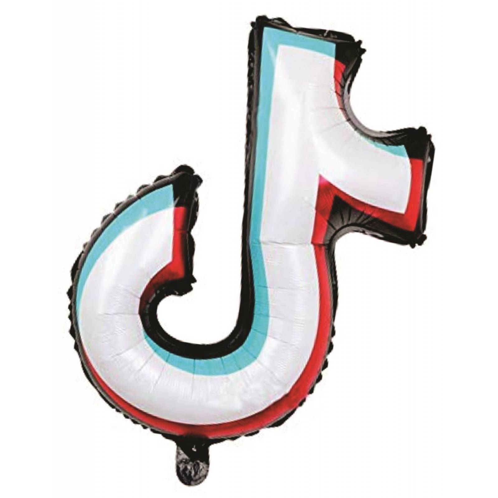 KIT 5 GLOBOS TIK TOK METALICOS FIESTA AMARILLO PLATA