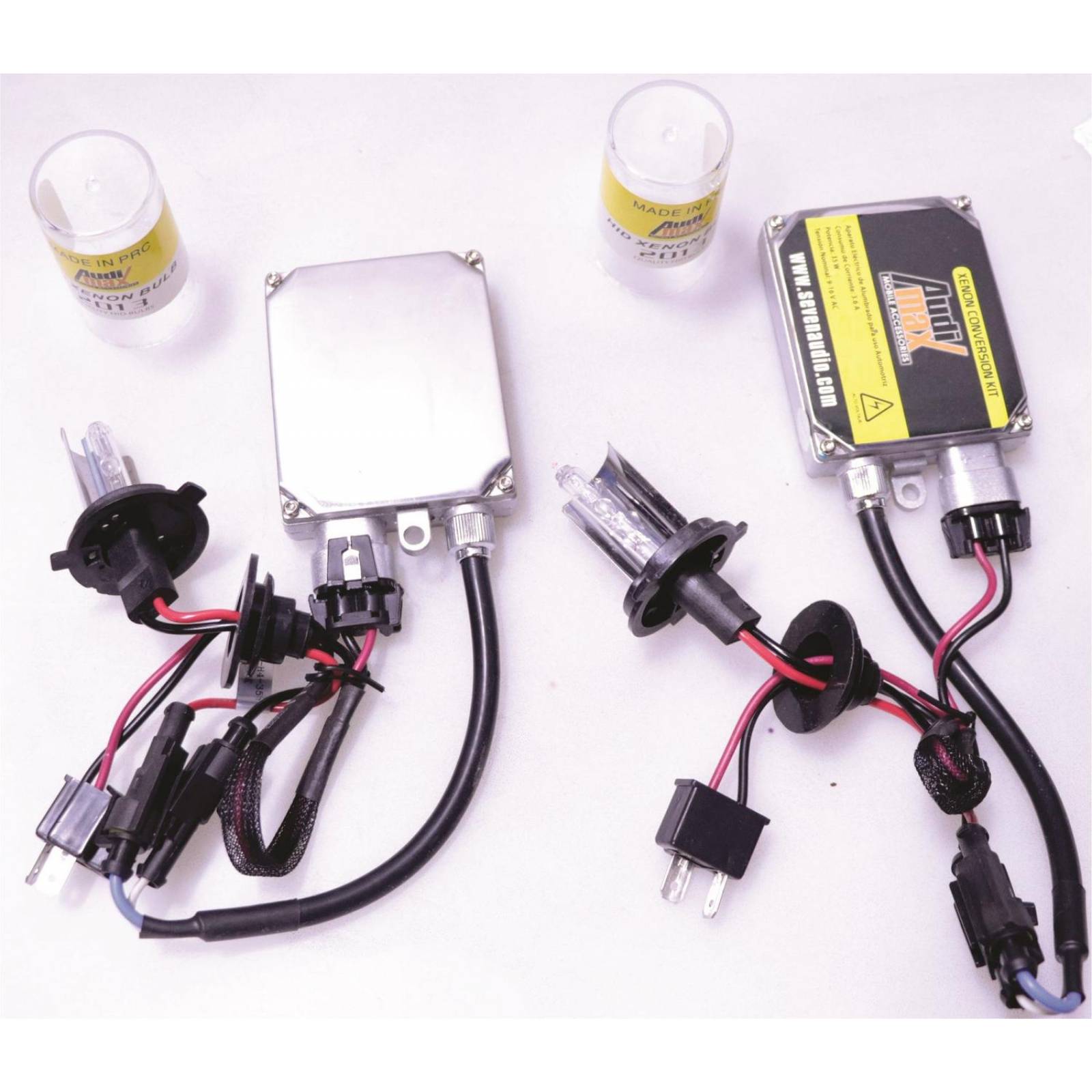 KIT XENON H4 PURA BAJA 8000K 2 BULBOS 2 BALASTRAS