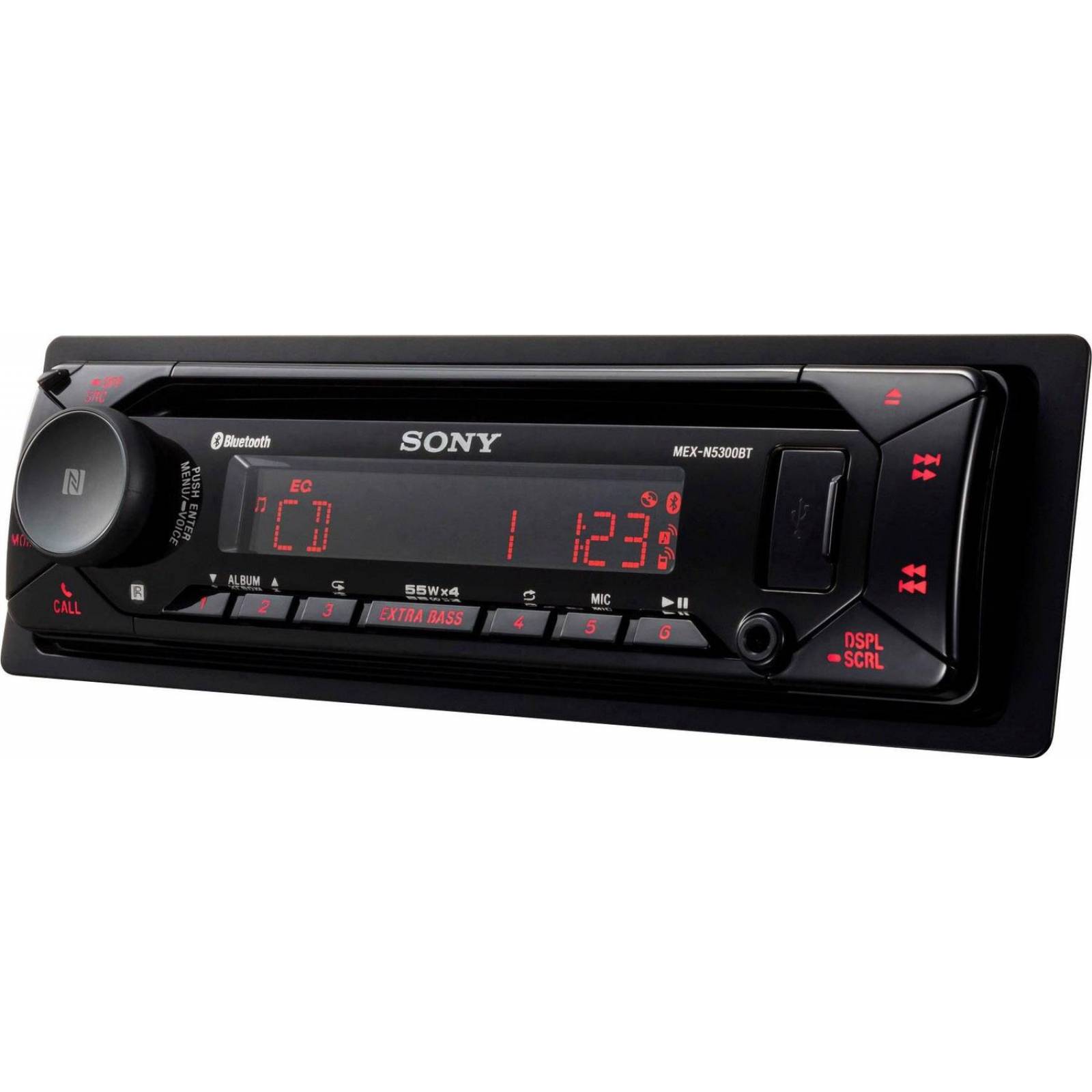AUTO ESTEREO SONY MEX-N5300BT BLUETOOTH USB MULTICOLOR