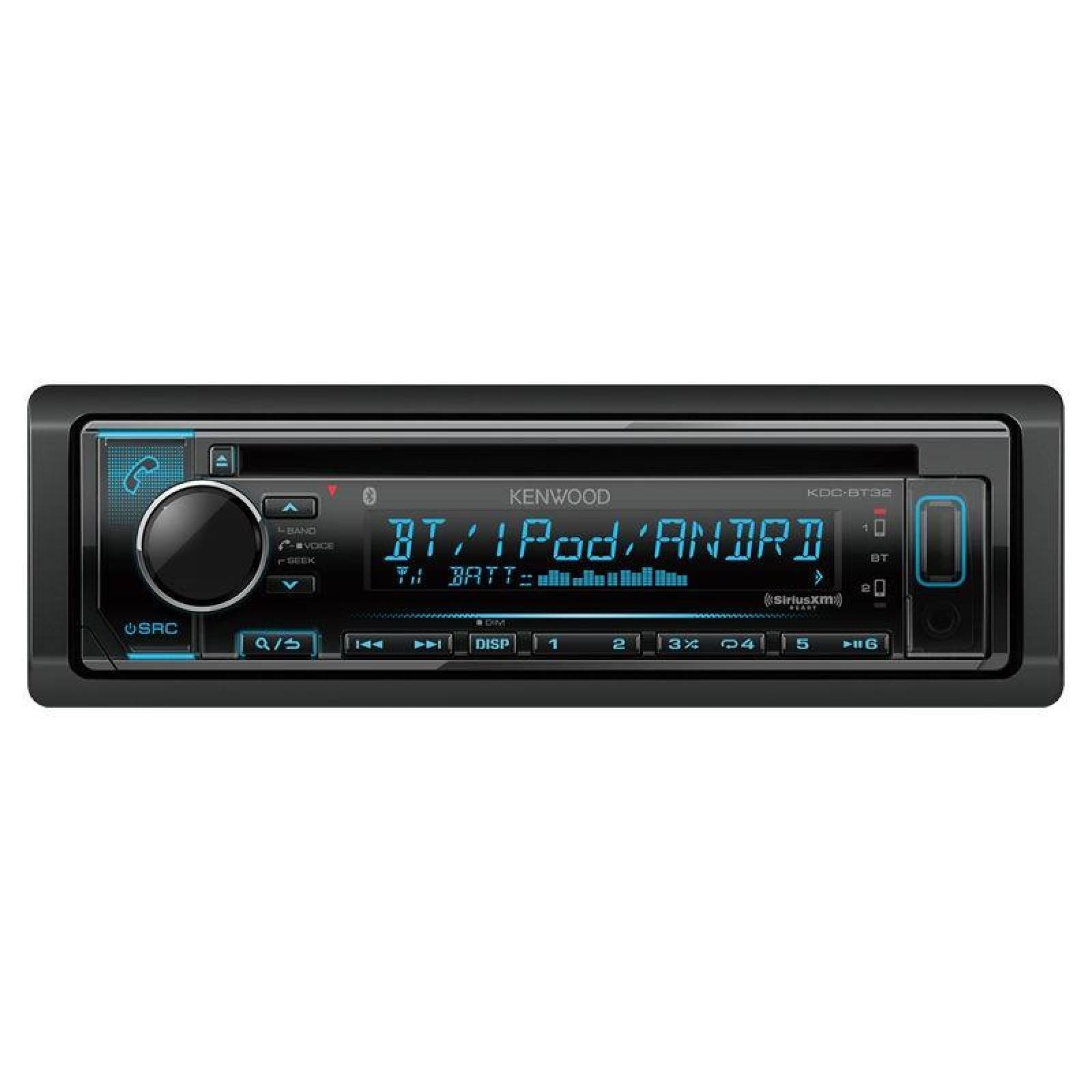 Kenwood Autoestereo Kdc-bt32 Buetooth Milticolor Usb Mp3 