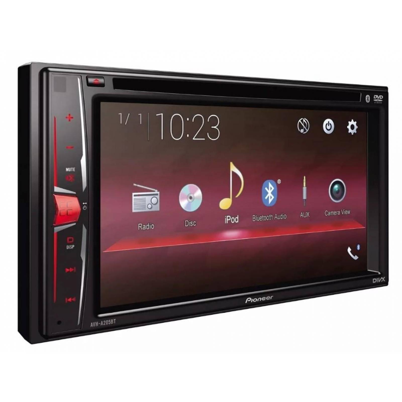 Autoestereo Pantalla Pioneer Avh-a205bt Bluetooth Usb Dvd 