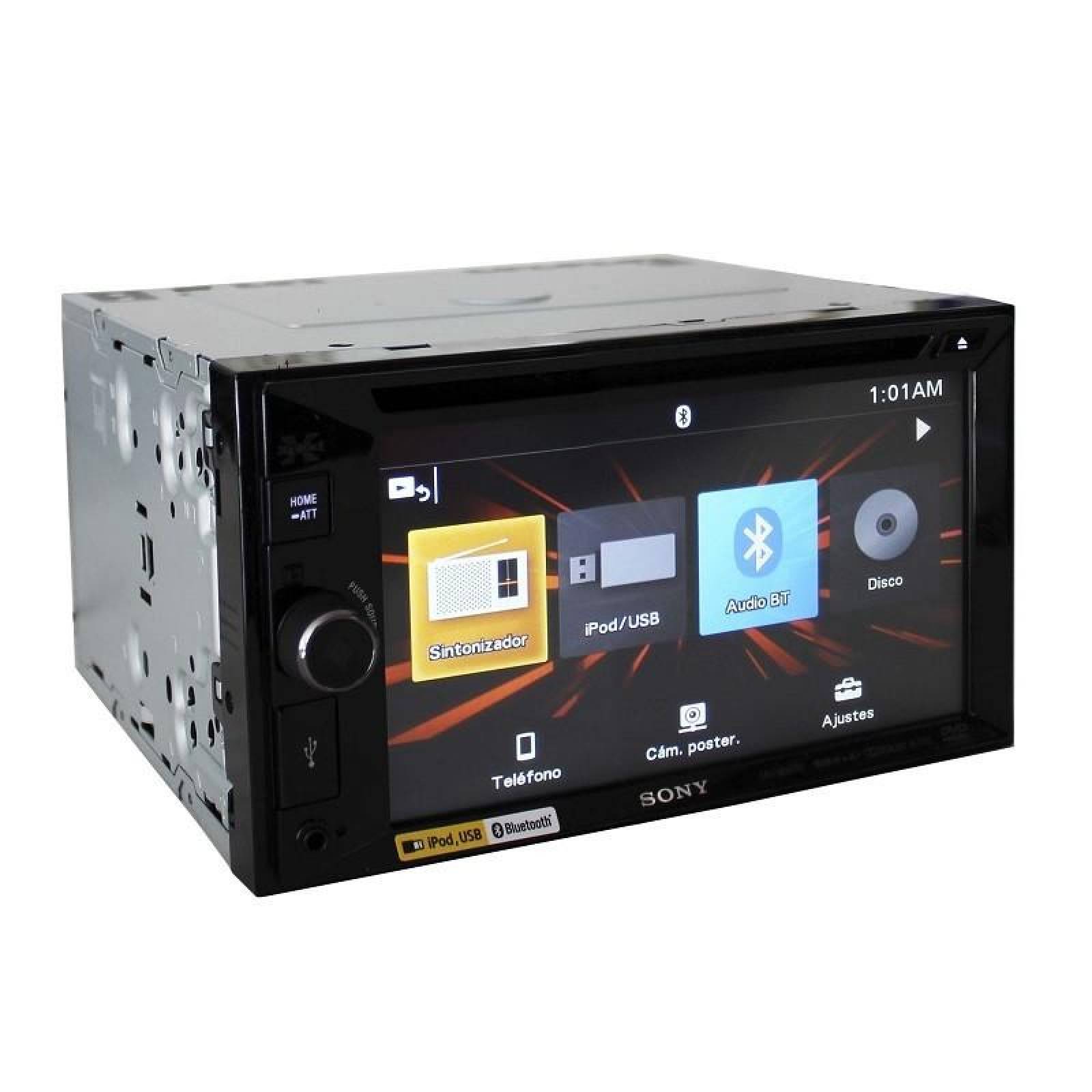 Autoestéreo Pantalla Sony Xav-w651bt Dvd Iphone Bluetooth