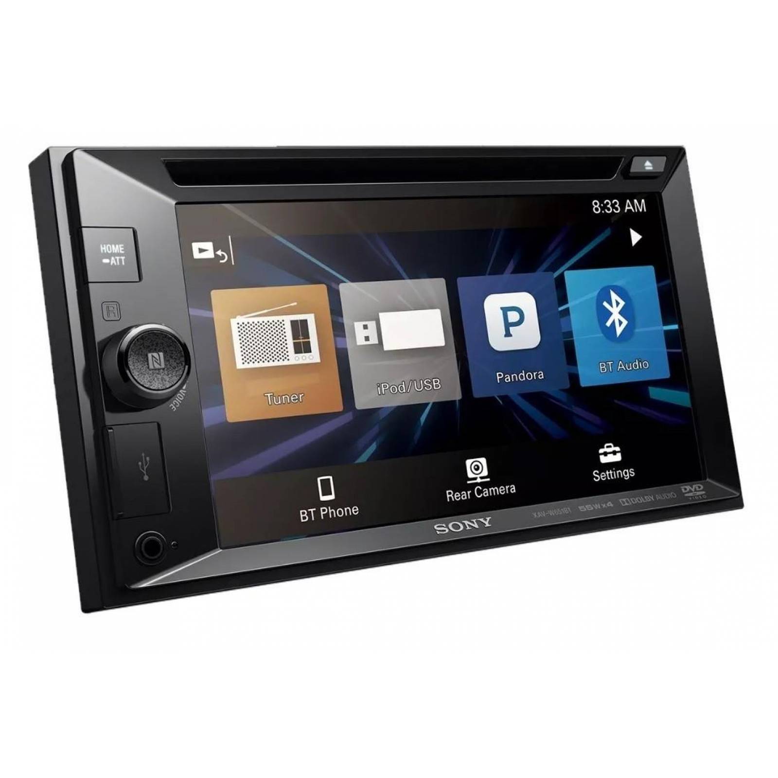 Autoestéreo Pantalla Sony Xav-w651bt Dvd Iphone Bluetooth