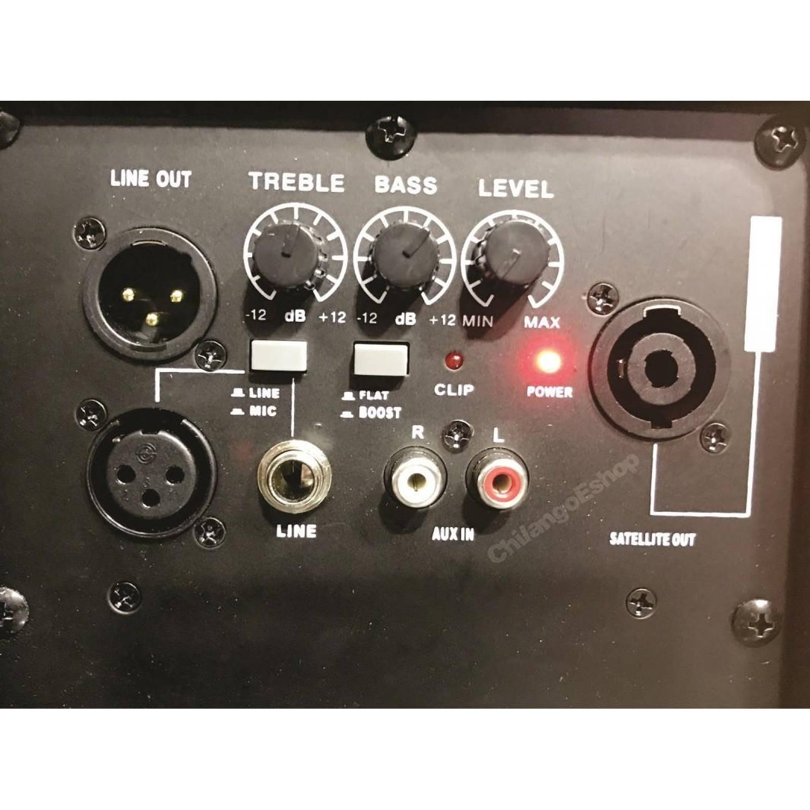 SISTEMA SONIDO SURVE BSH VAMAV SUBWOOFER 12 AMPLIFICADO SATELITE 3x4 