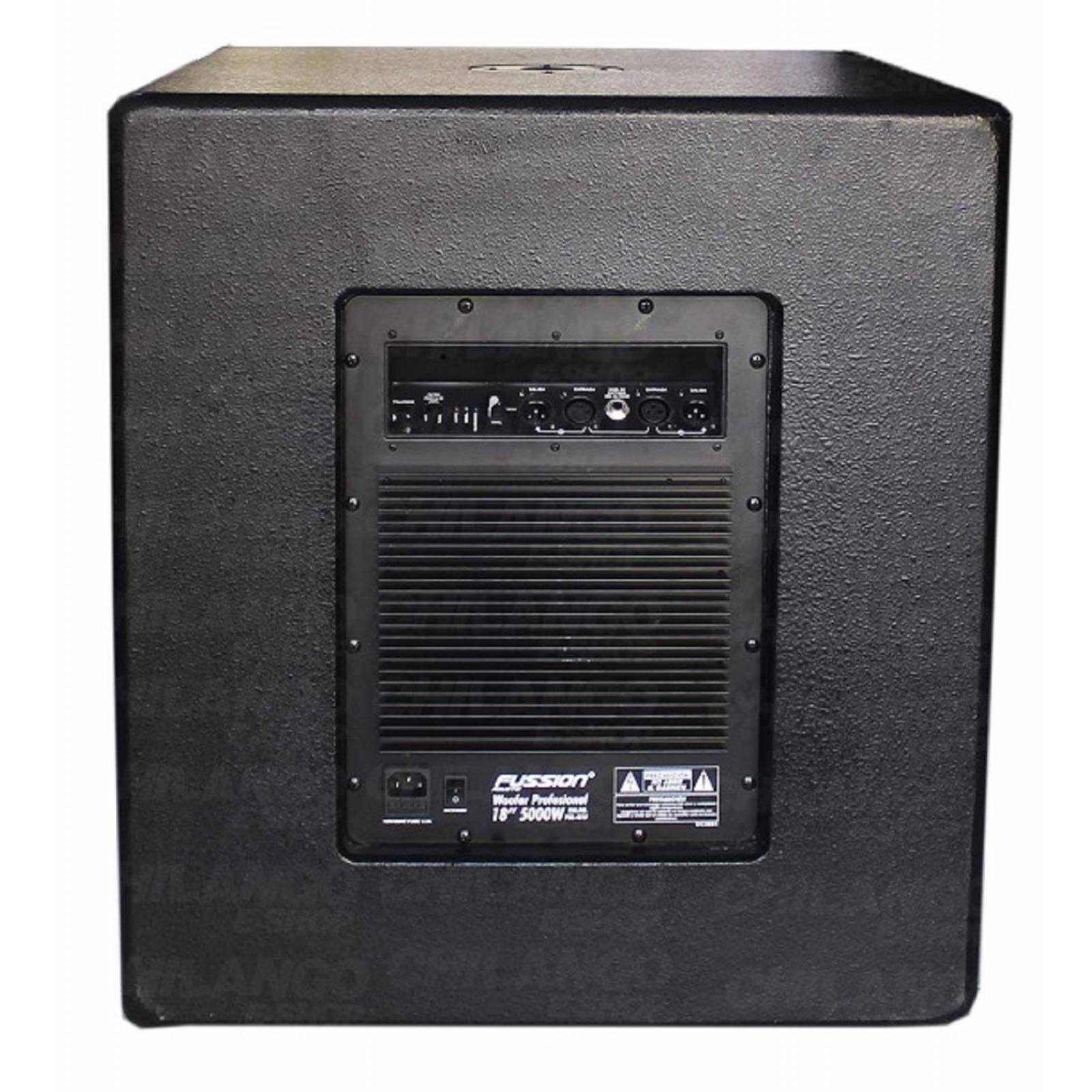 SUBWOOFER 18" AMPLIFICADO 400W RMS FUSSION 