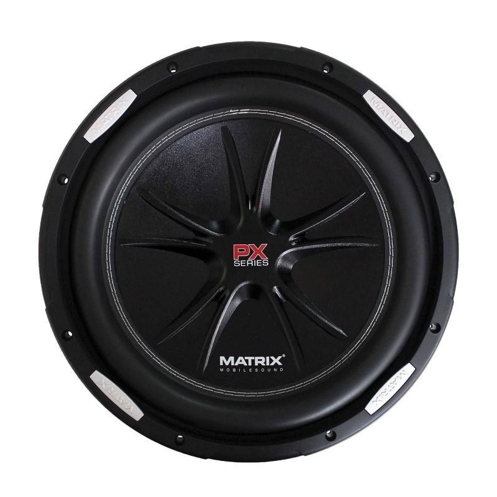 SUBWOOFER 12" DOBLE BOBINA PROFESIONAL MATRIX 500W RMS 