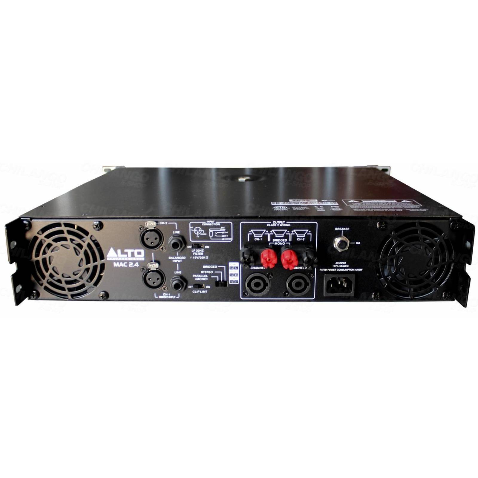 Amplificador de Poder ALTO MAC 2.4