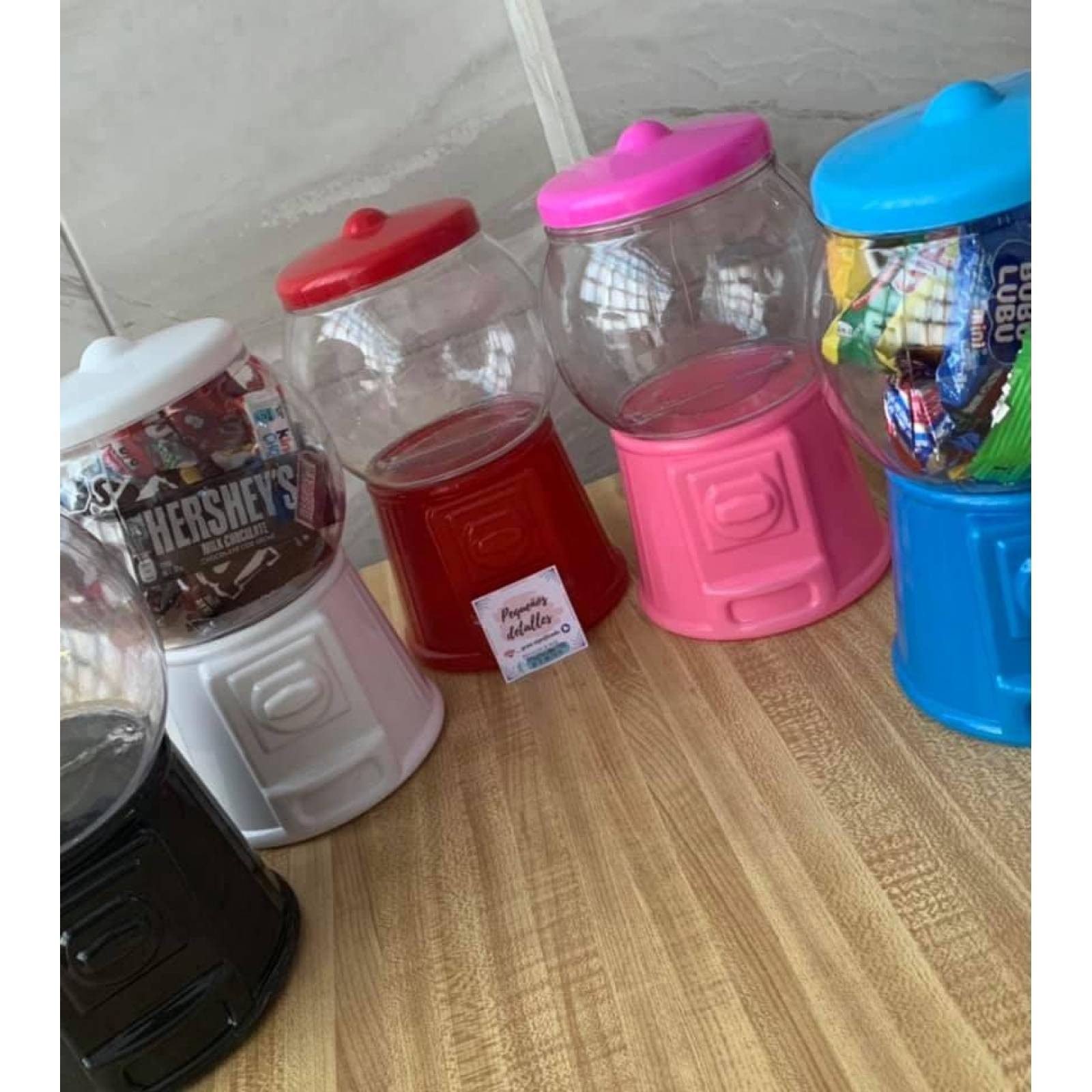 Dulcero Chiclera Color Rosa Vaso Para 1 Litro Bebida 