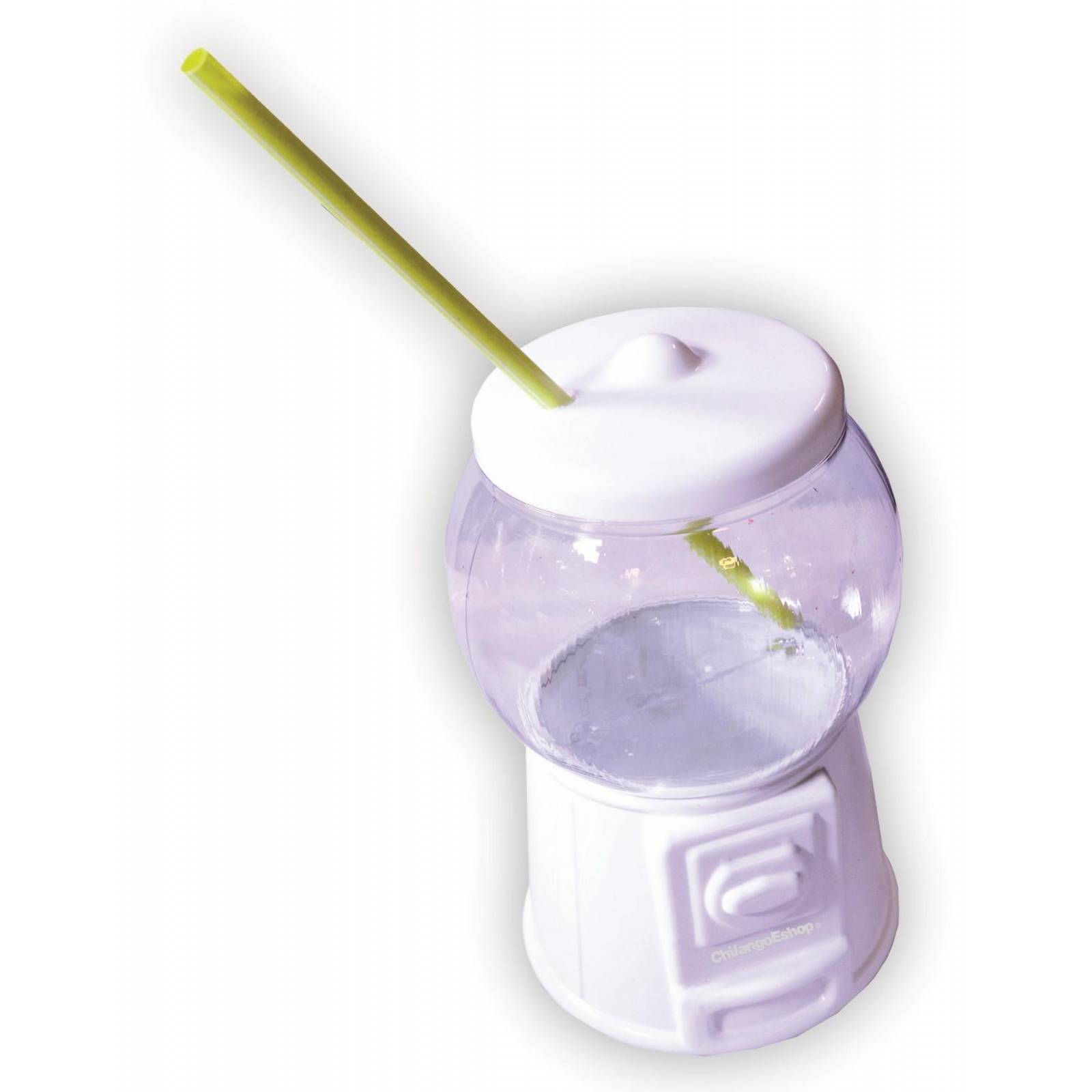 Dulcero Chiclera Color Blanco Vaso Para 1 Litro Bebida 