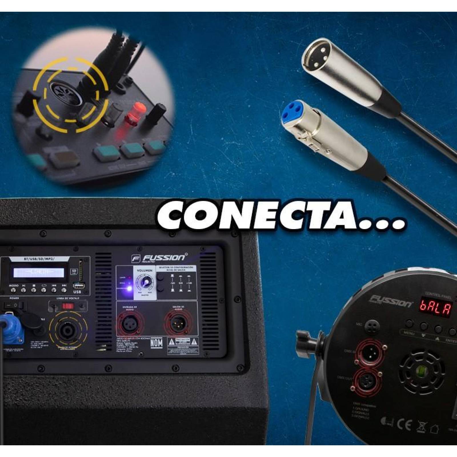 CABLE PROFESIONAL / CANON MACHO A CANON HEMBRA /3,5 MTS /LIBRE DE OXÍGENO /SIN DISTORSIÓN