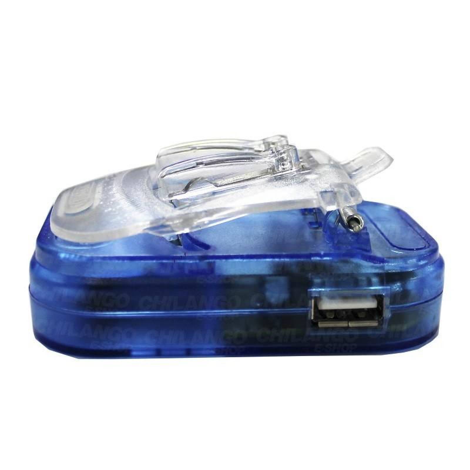 CARGADOR UNIVERSAL PARA CELULAR AZUL 