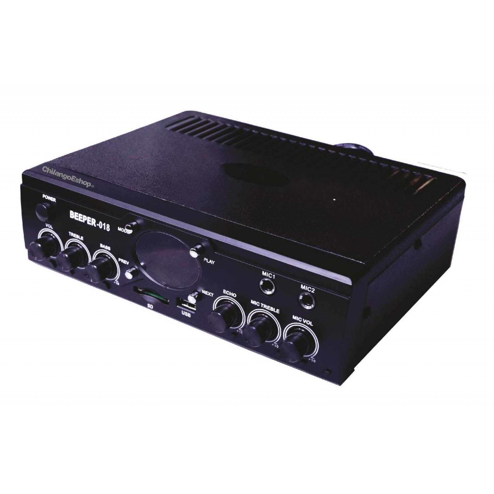 AMPLIFICADOR PERIFONEO PUBLIDIFUSION USB SD FM MIC 