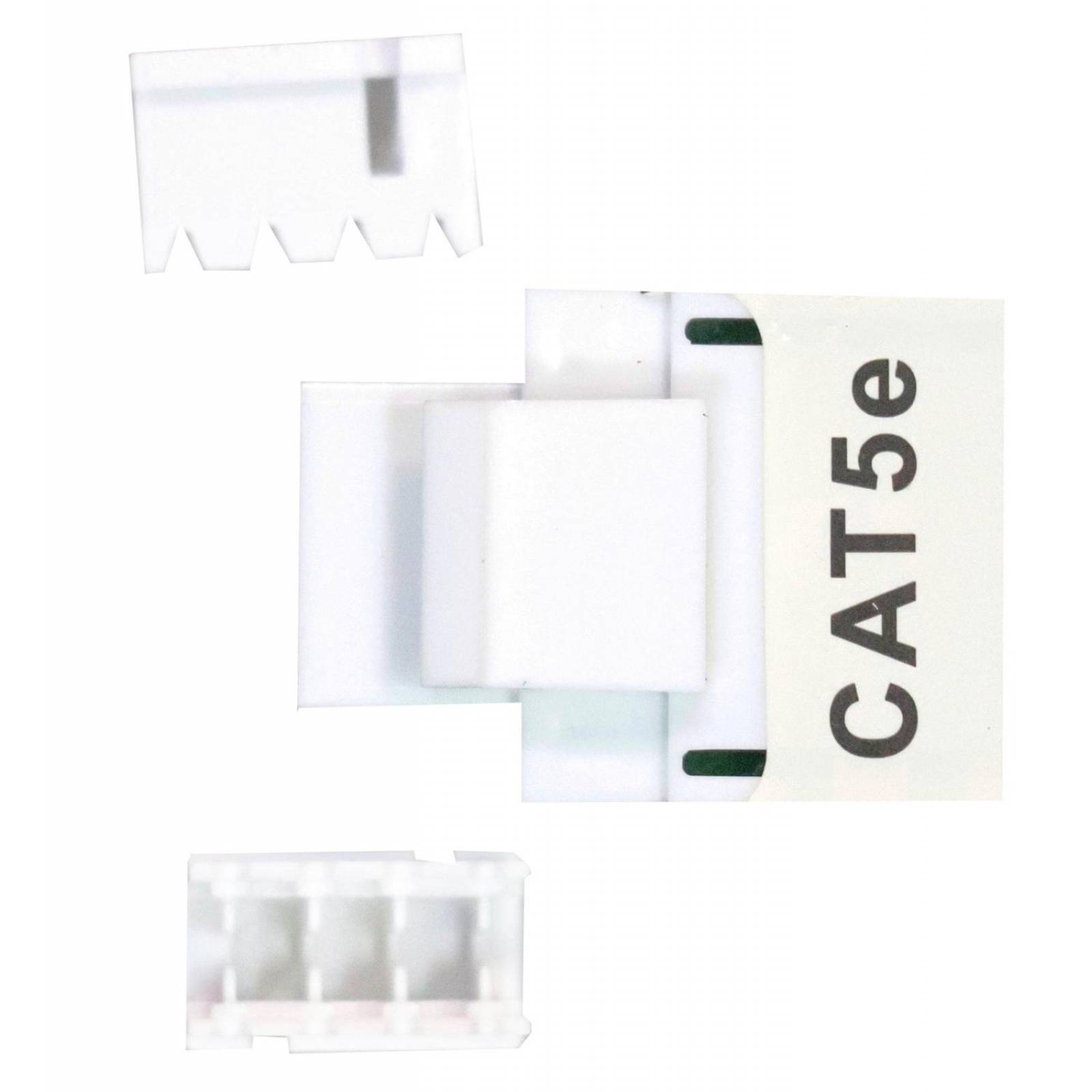 JACK CONECTOR RJ45 HEMBRA PARA CABLE DE RED 8 HILOS 