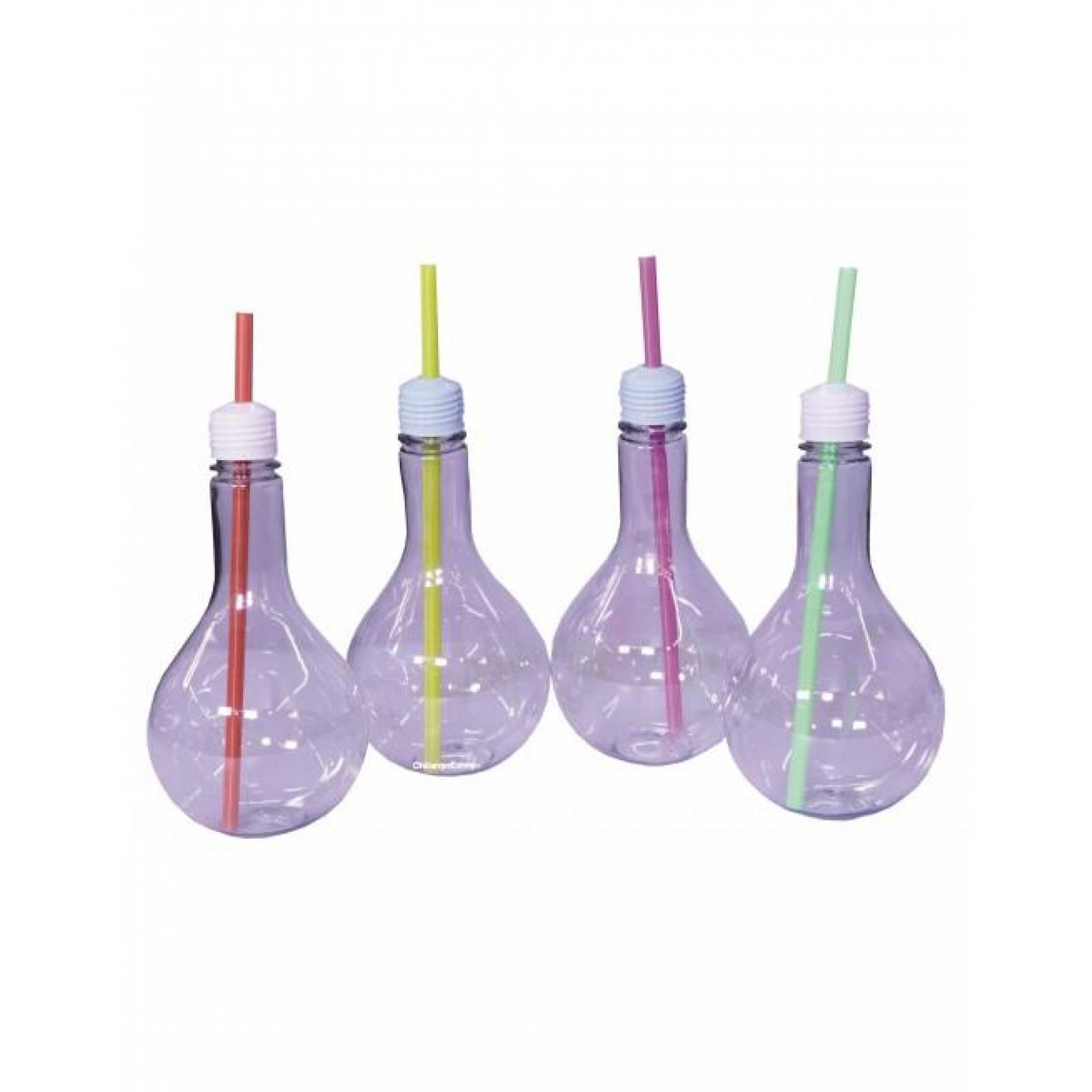 10 VASOS RELLENABLES EN FORMA DE FOCO 