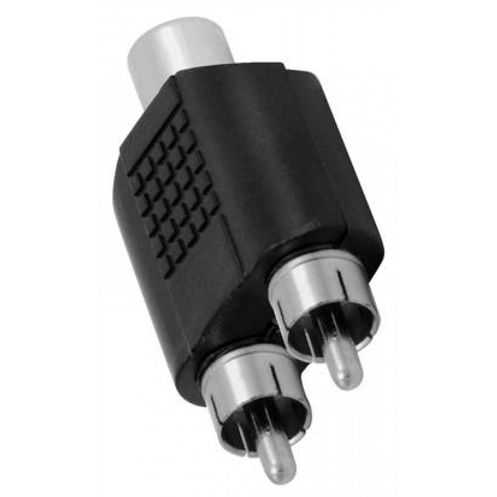 ADAPTADOR Y de Jack RCA a Doble Plug RCA 
