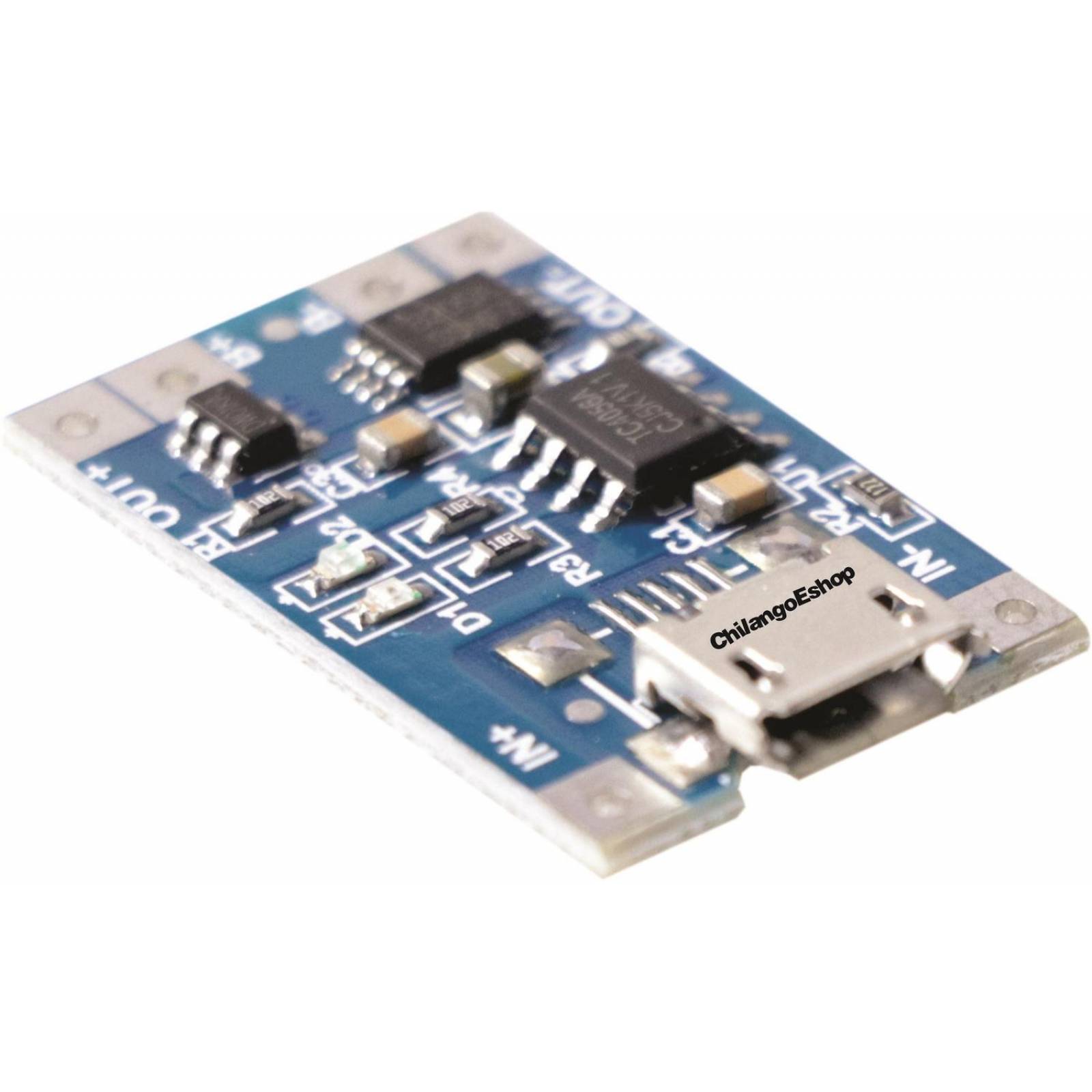 MODULO CARGADOR DE BATERIAS LITIO TP4056 5V 1a 