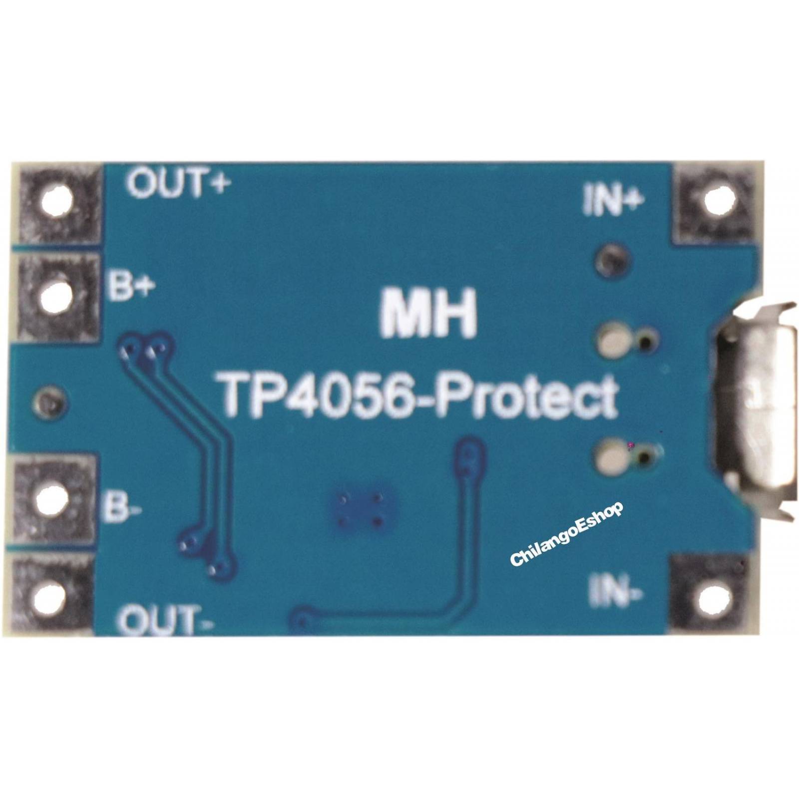 MODULO CARGADOR DE BATERIAS LITIO TP4056 5V 1a 