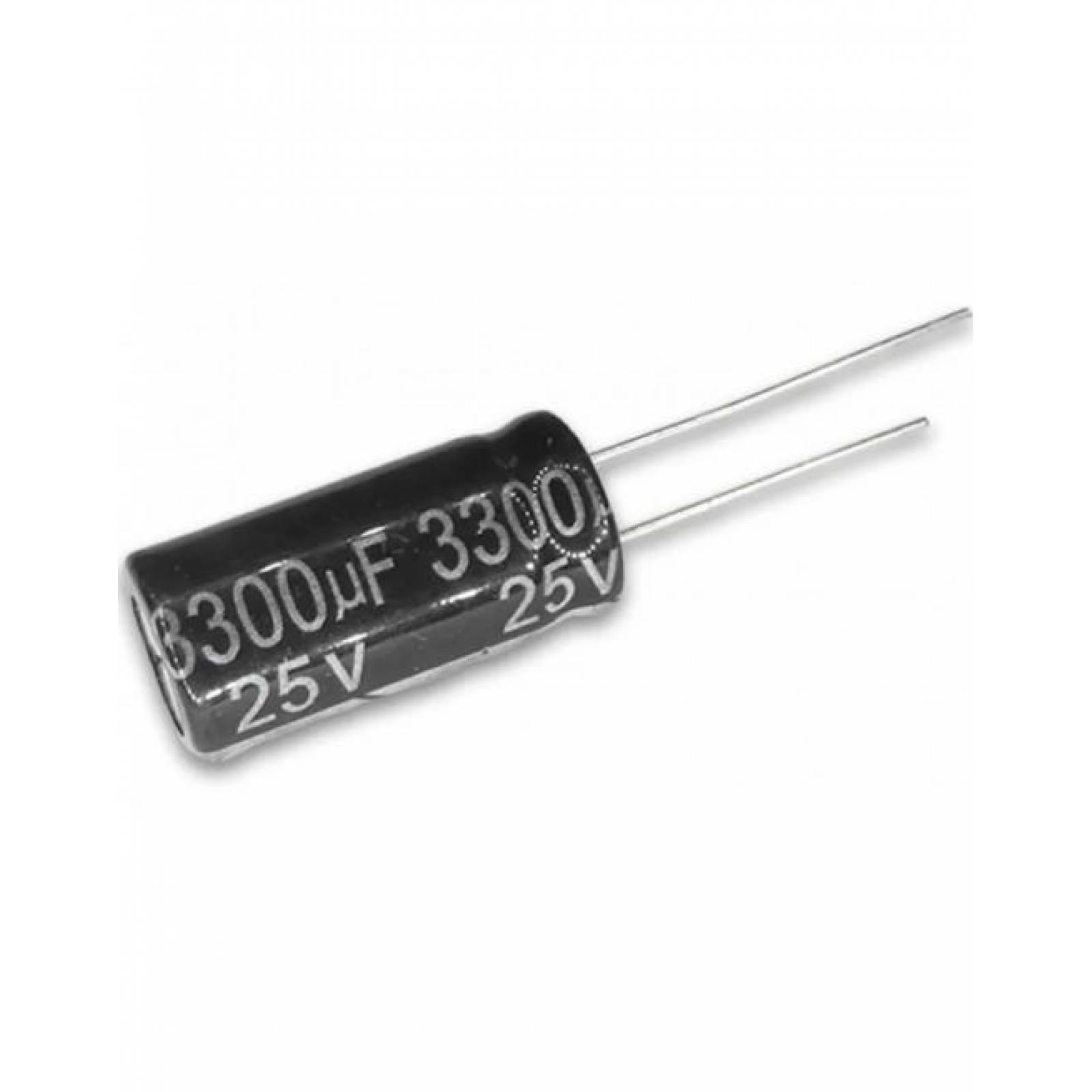 CAPACITOR ELECTROLITICO 3300uf 25v (50 piezas) 