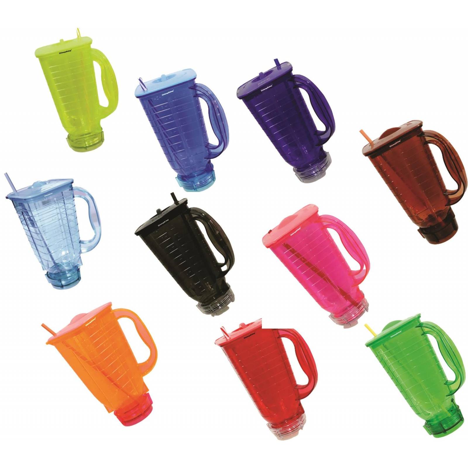 VASO COLORES PARA LICUACHELA MICHELADA (10 PIEZAS) 