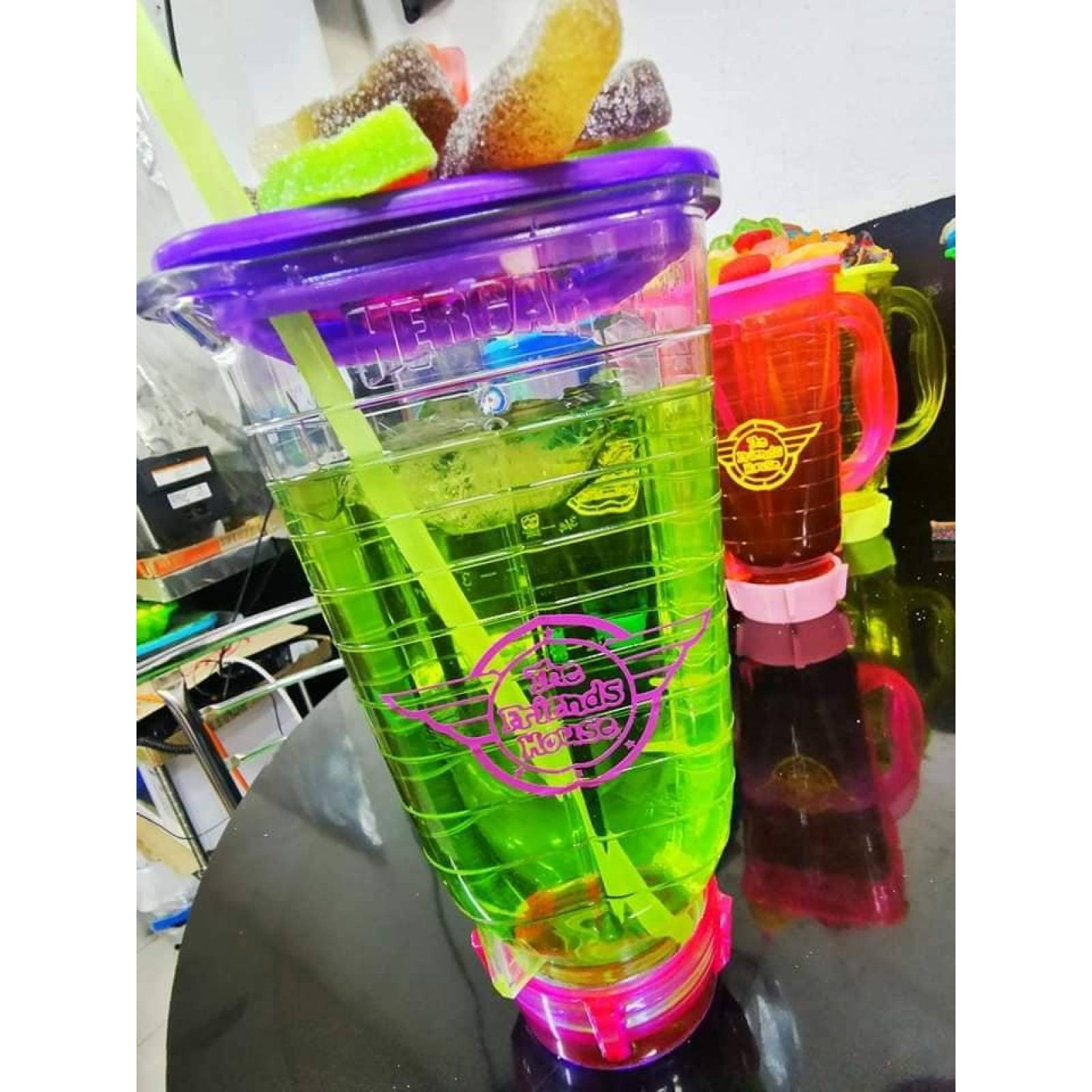 VASO COLORES PARA LICUACHELA MICHELADA (10 PIEZAS) 