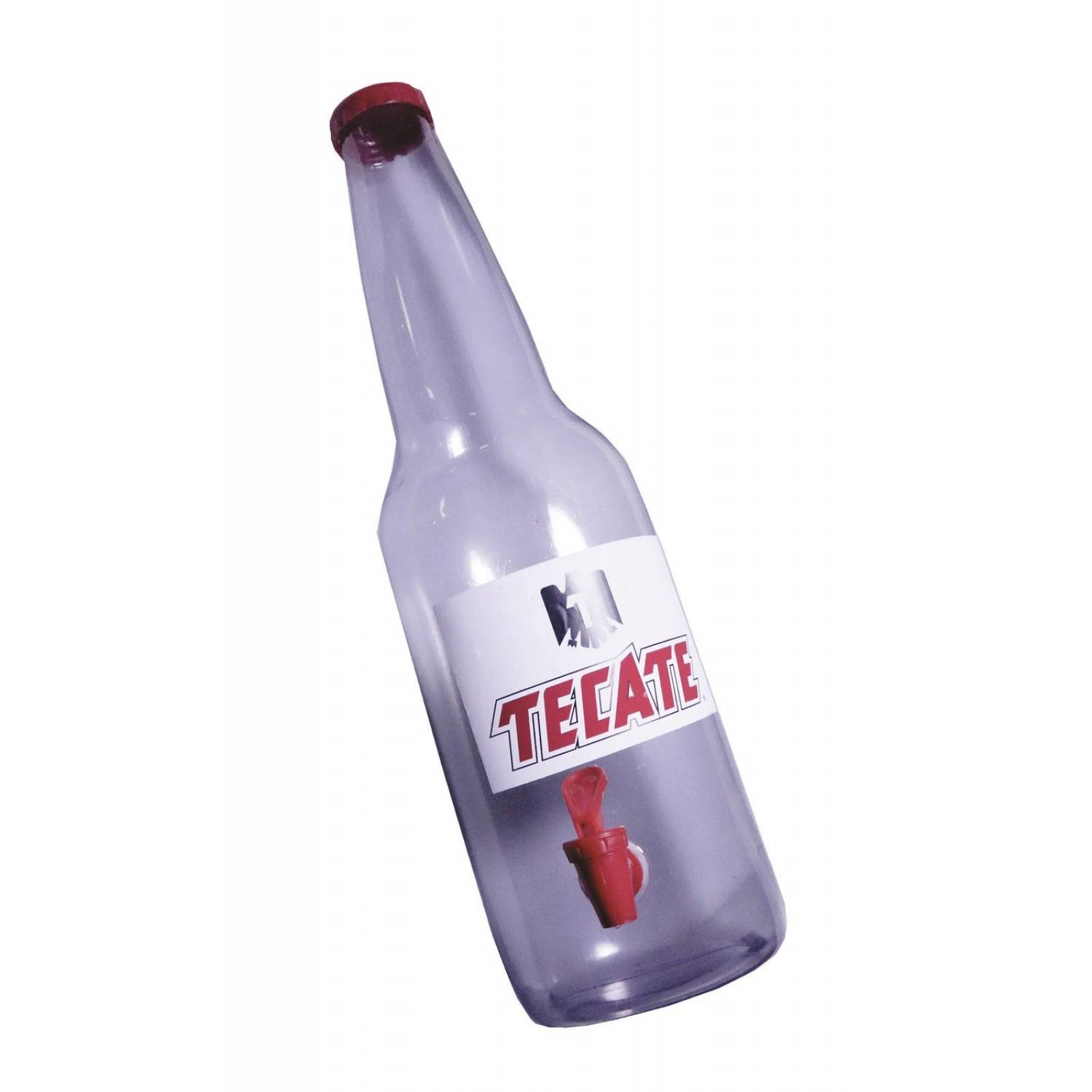 DISPENSADOR 5 LITROS MISIL CERVEZA Y BEBIDAS TECATE TRANSPARENTE 