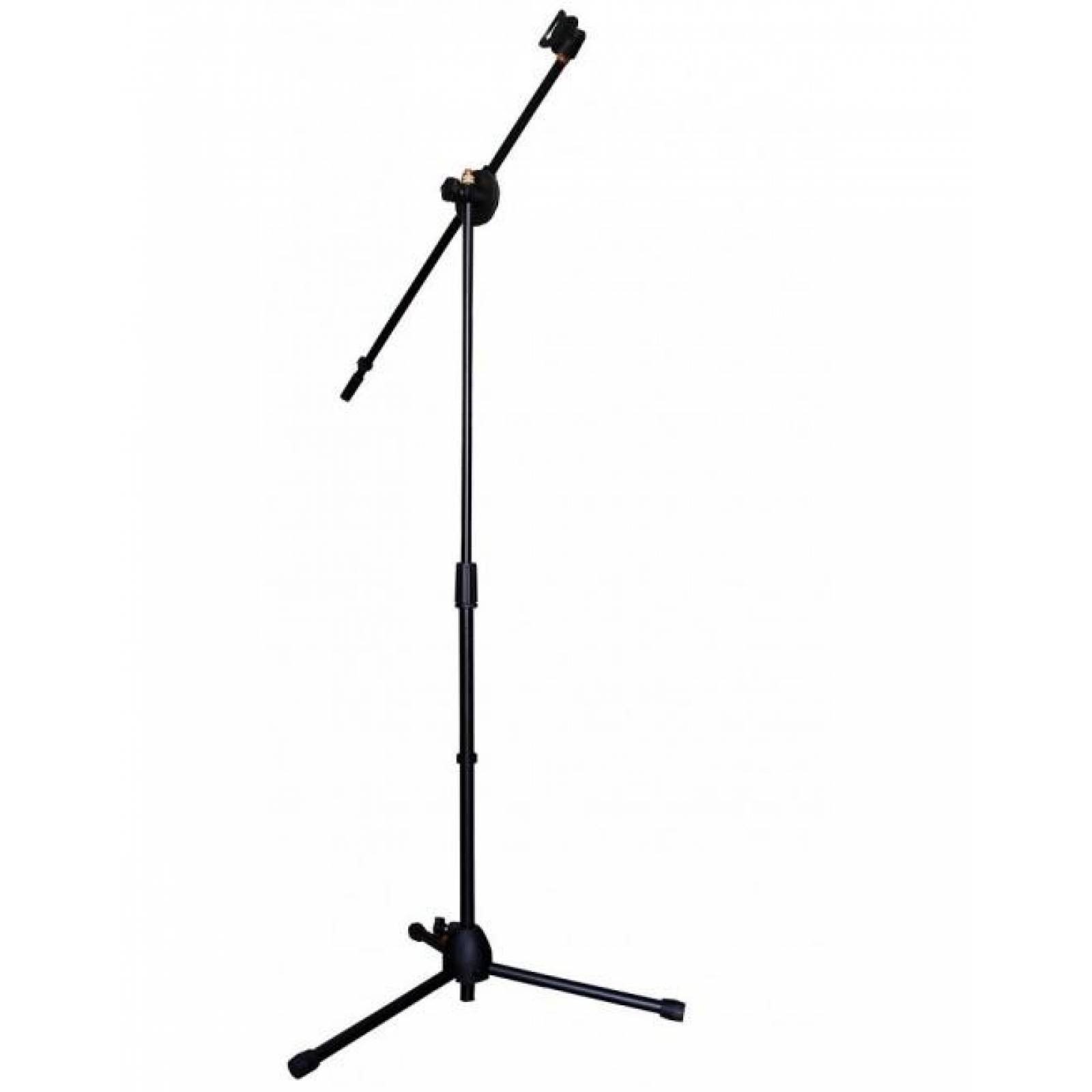 PEDESTAL TRIPIE DE MICROFONO CLIP Y BOOM (2 PIEZAS) 