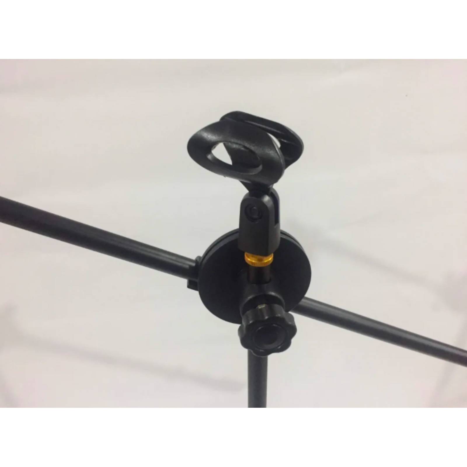 PEDESTAL TRIPIE DE MICROFONO CLIP Y BOOM (2 PIEZAS) 