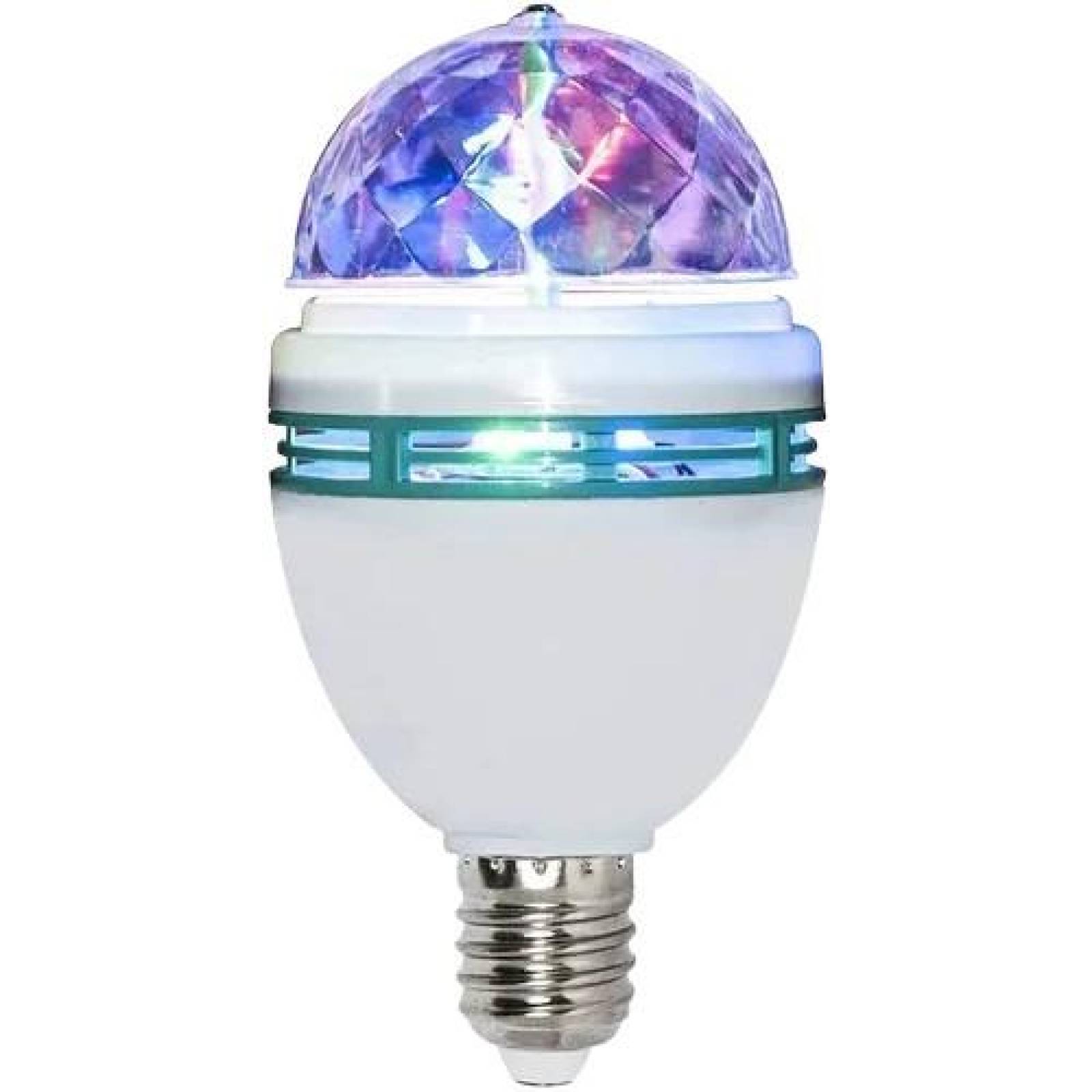 LUZ LED GIRATORIO ESFERA RGB FIESTAS DISCO VL-040 