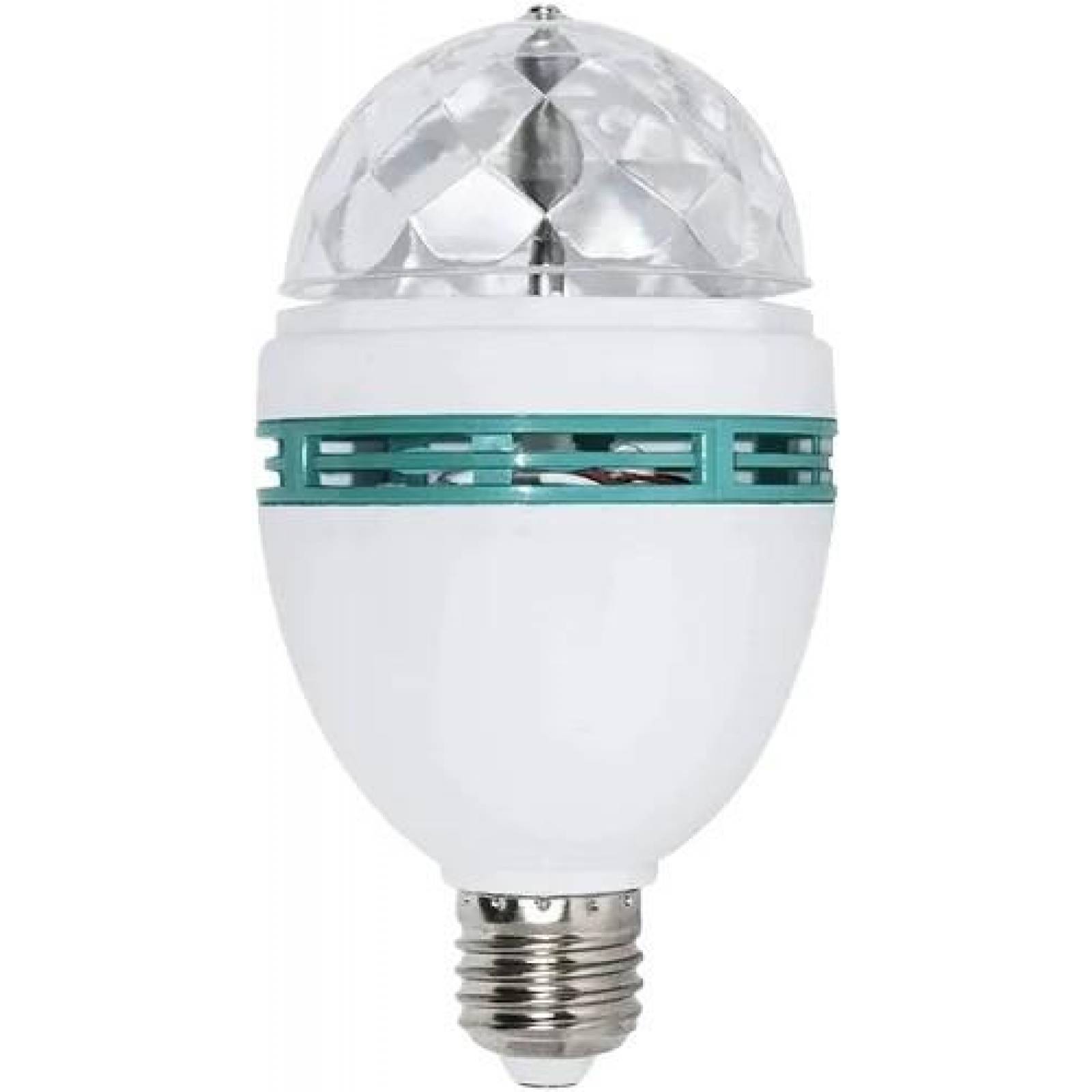 LUZ LED GIRATORIO ESFERA RGB FIESTAS DISCO VL-040 