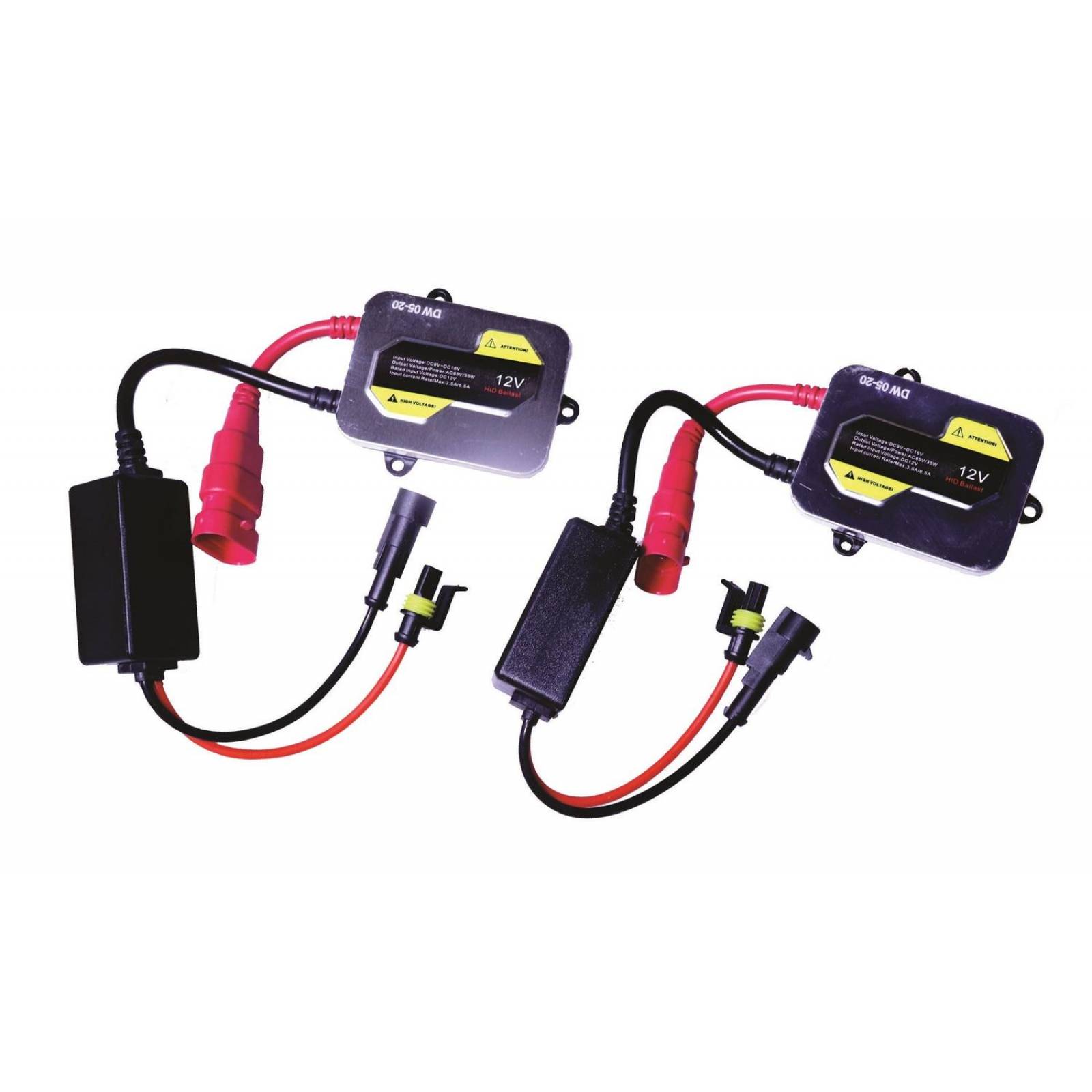 KIT 2 FOCOS HID XENON 35W H1 6000k 