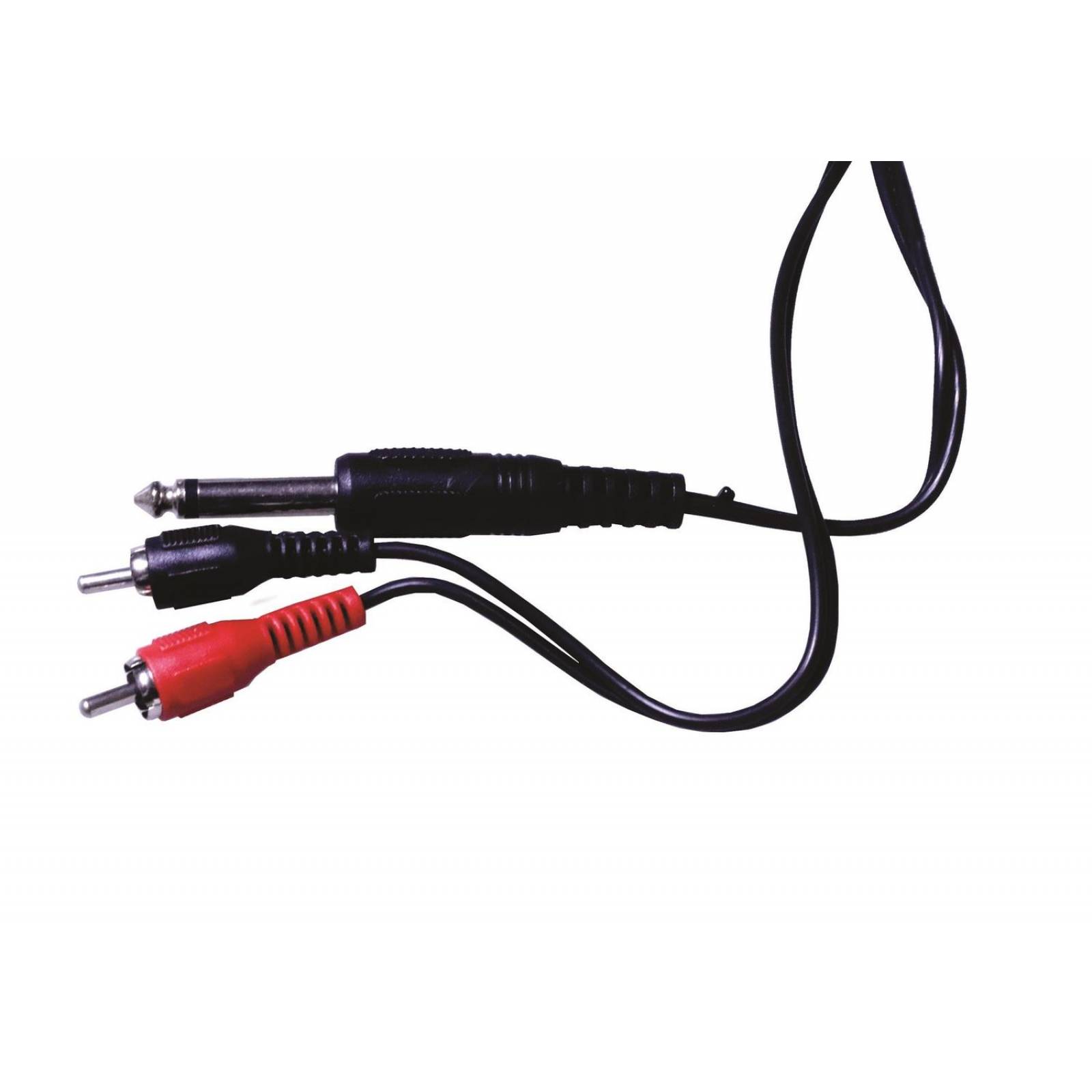 Cable Audio plug 6,3 a 2 RCA 1,80 metros 
