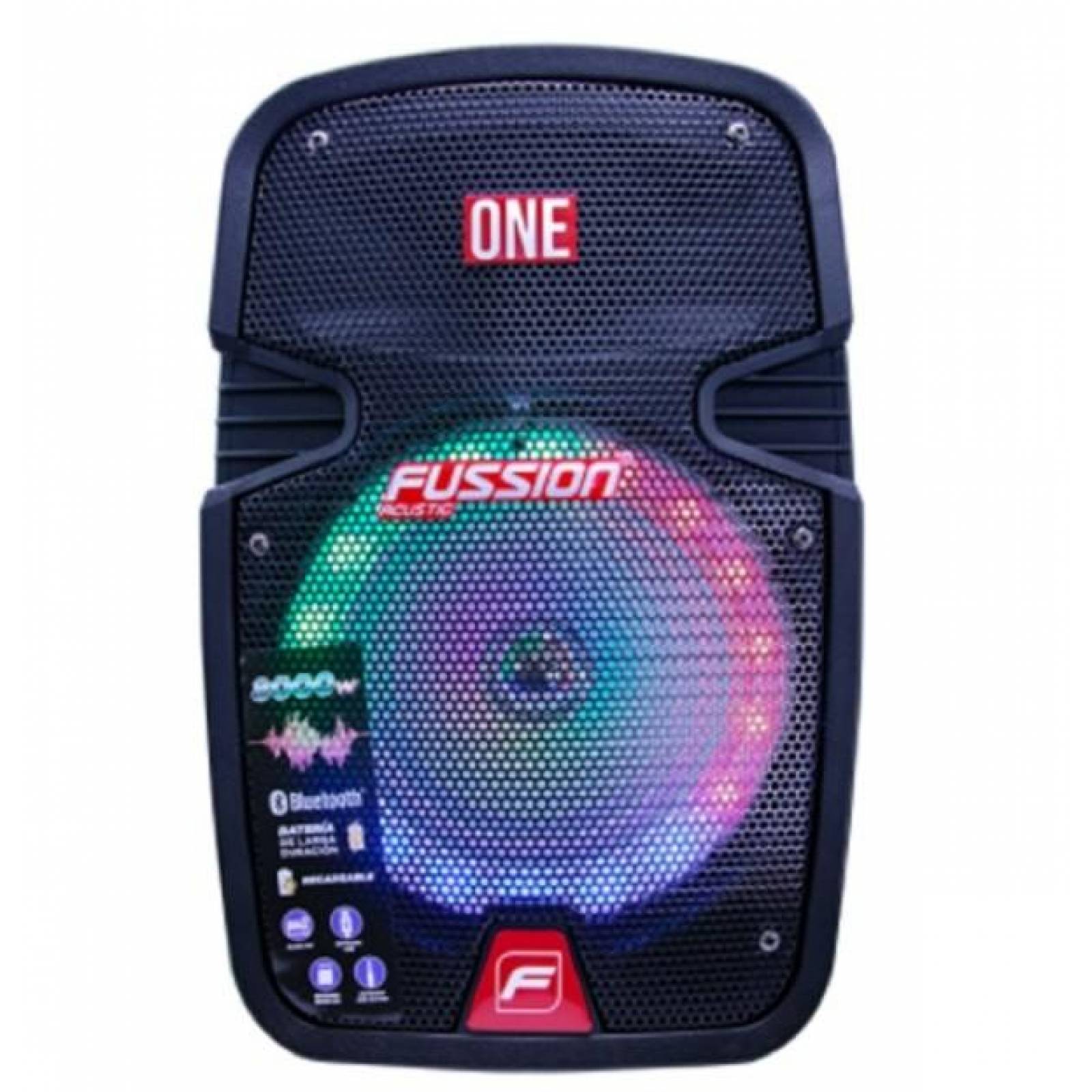 Bafle Amplificado 8 Pulg Recargable Usb Sd Bluetooth PBS-8027