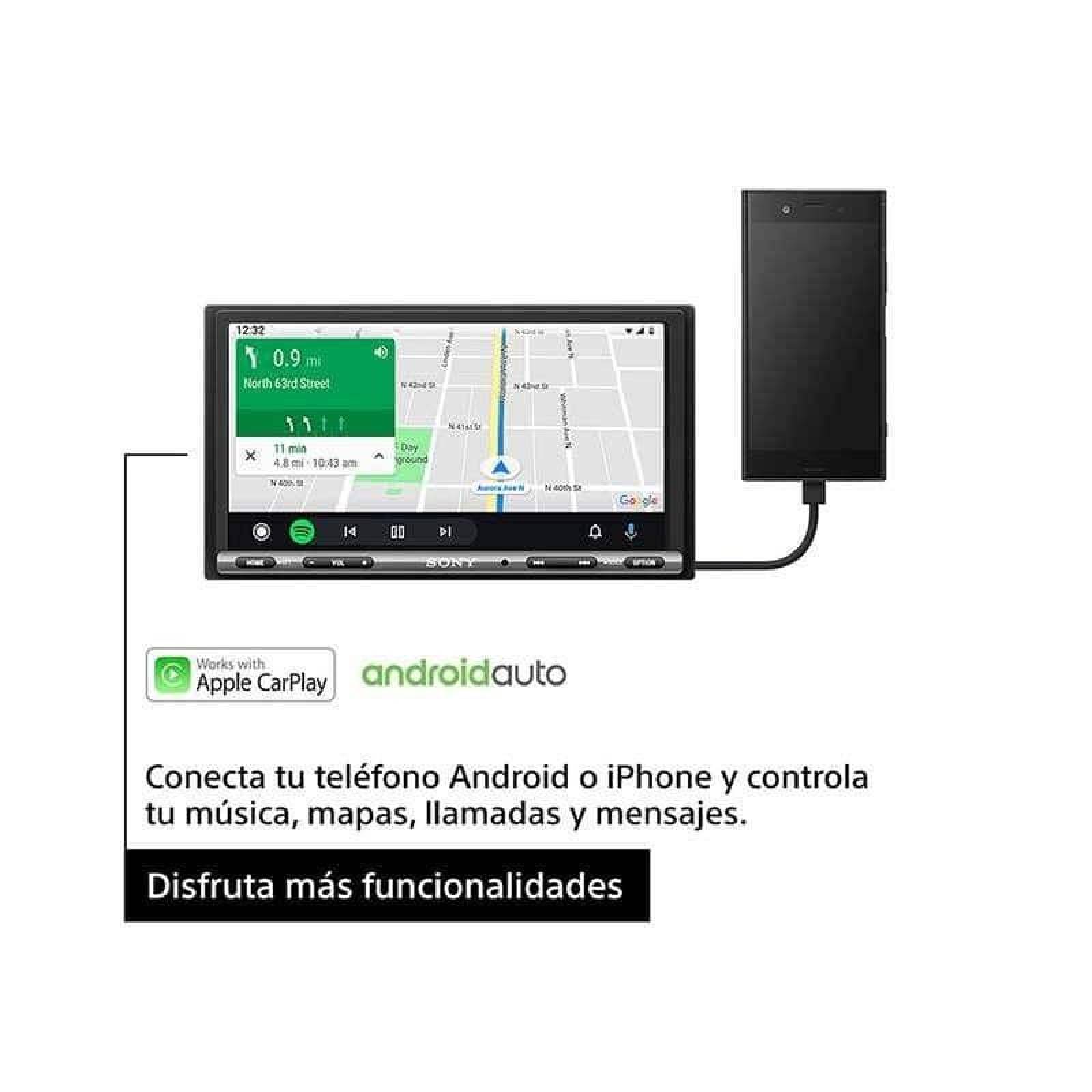 Pantalla Sony XAV-AX 3200 Bluetooth Usb 6.9'' AndroidAuto 