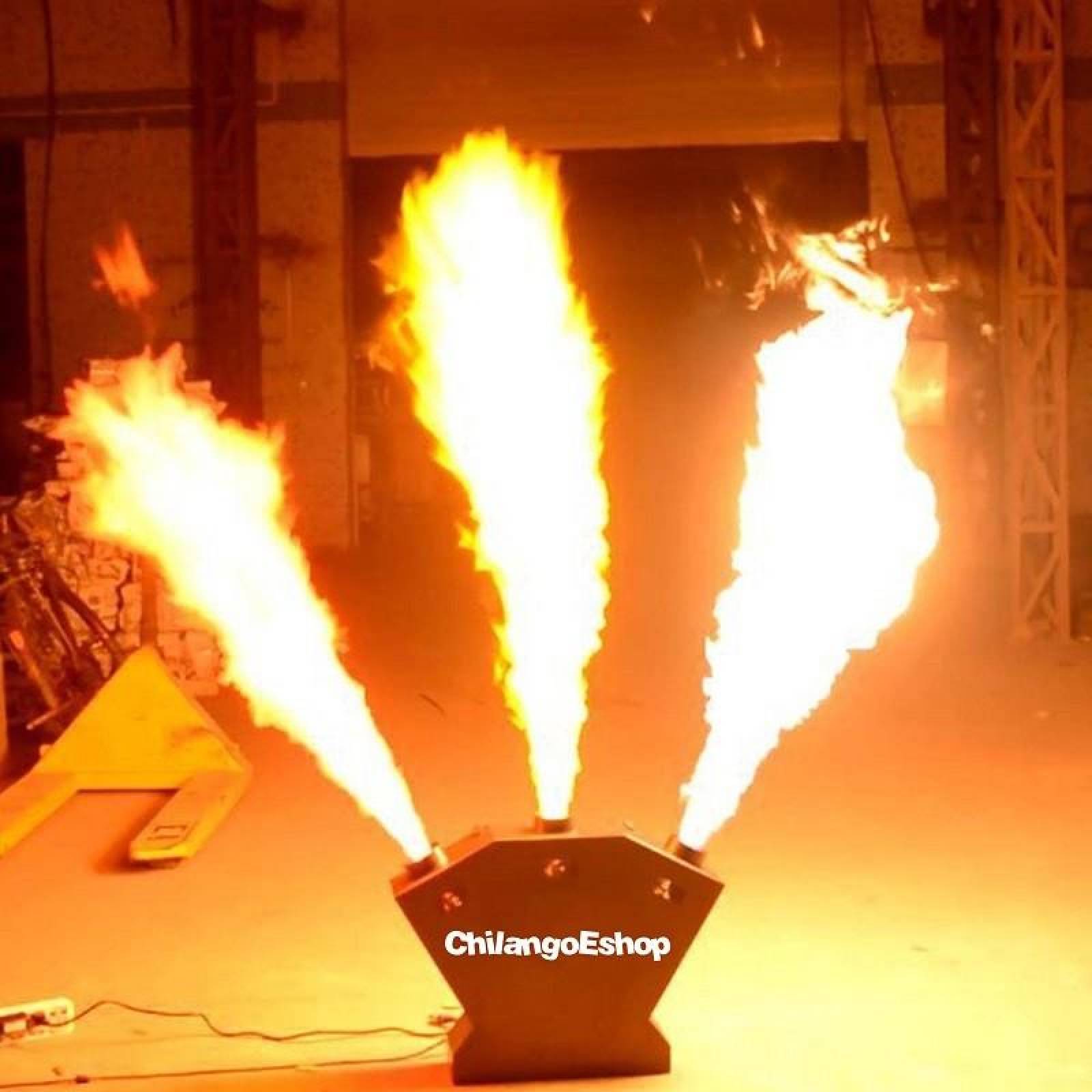 Maquina De Fuego Triple Efecto Llamas 