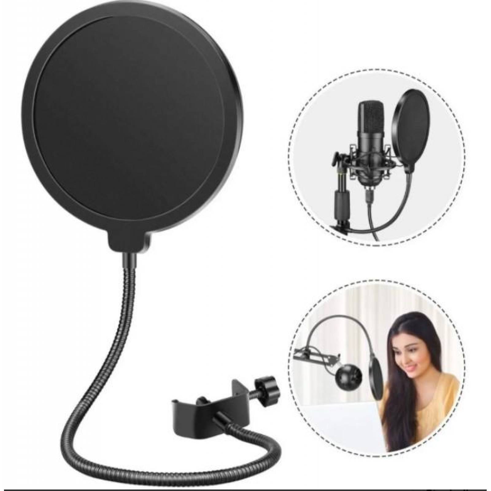 FILTRO ANTIPOP DE NYLON PARA MICROFONO