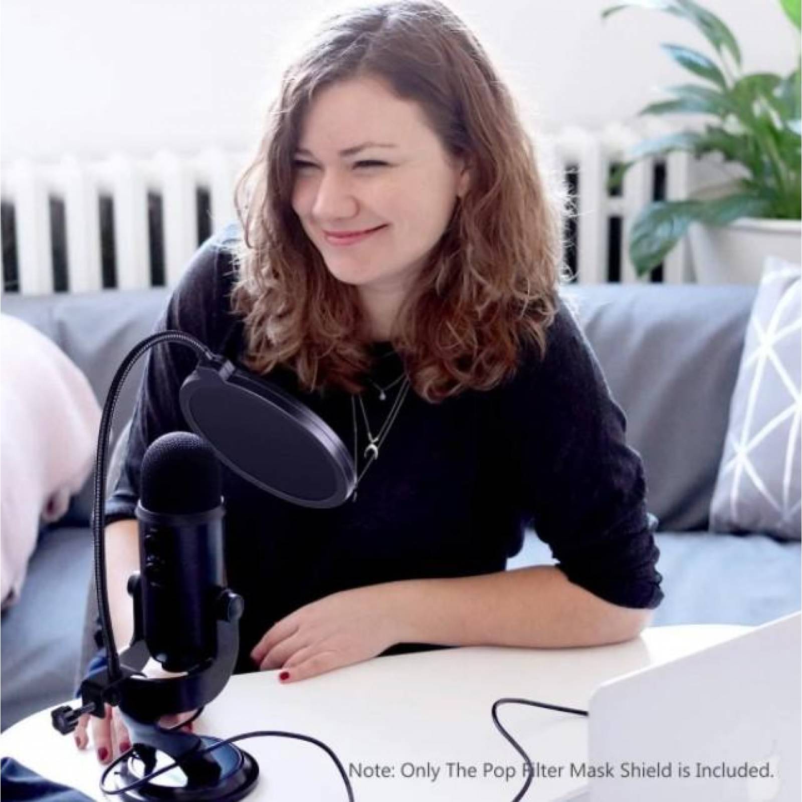 FILTRO ANTIPOP DE NYLON PARA MICROFONO