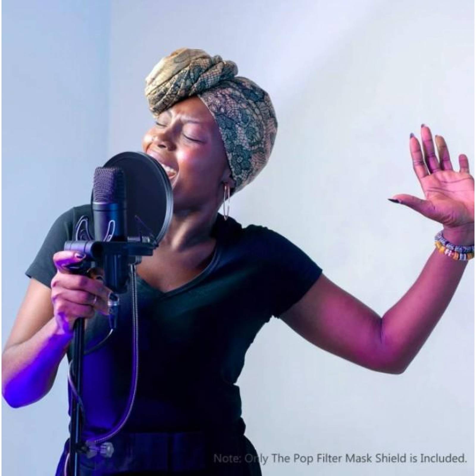 FILTRO ANTIPOP DE NYLON PARA MICROFONO