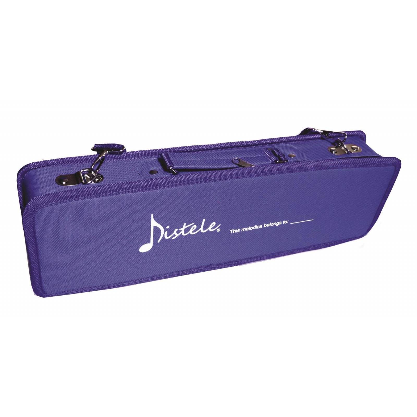 Melodica AZUL de 27 teclas con su estuche de tela y accesorios 