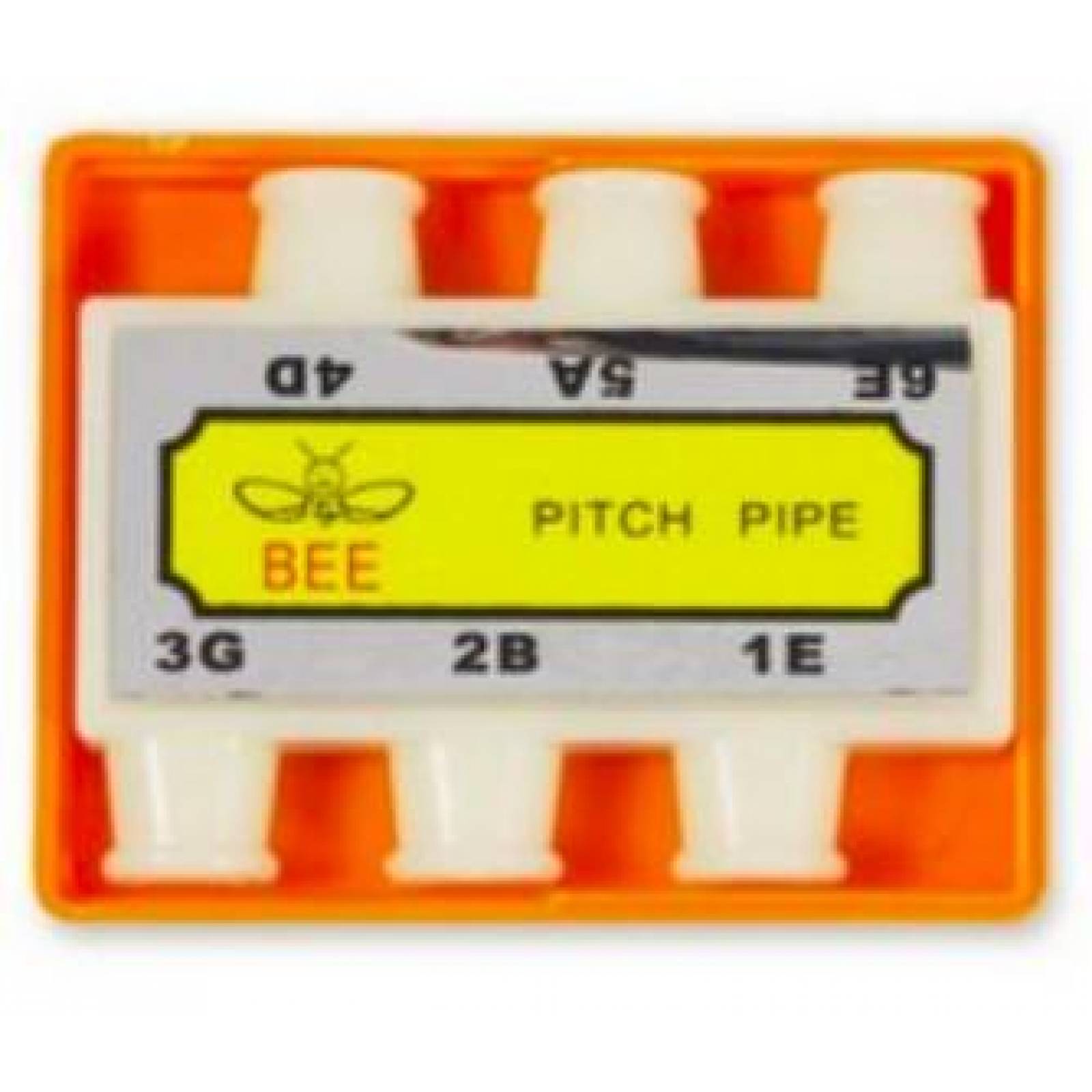 Afinador de viento de plastico 6 tonos color blanco 