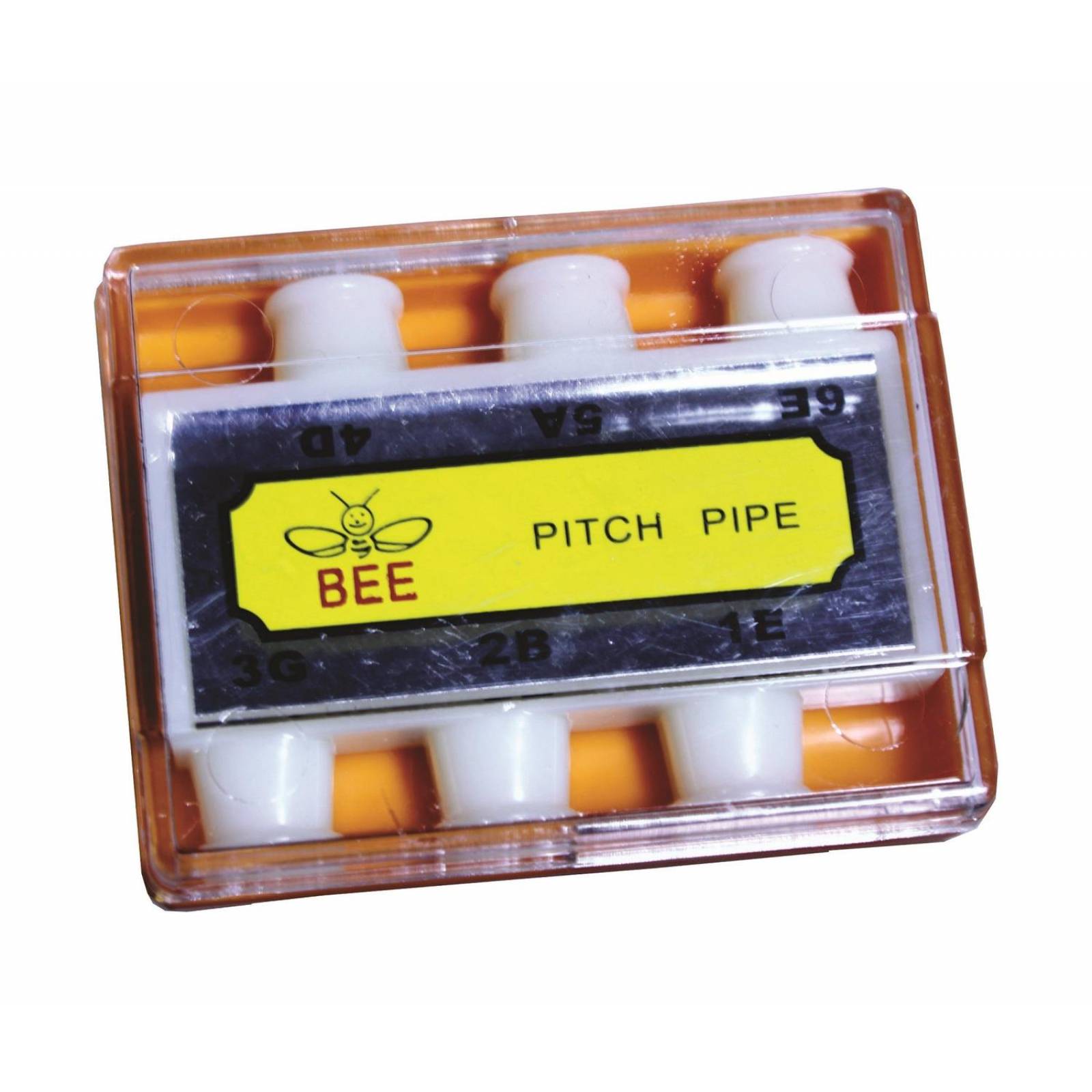 Afinador de viento de plastico 6 tonos color blanco 