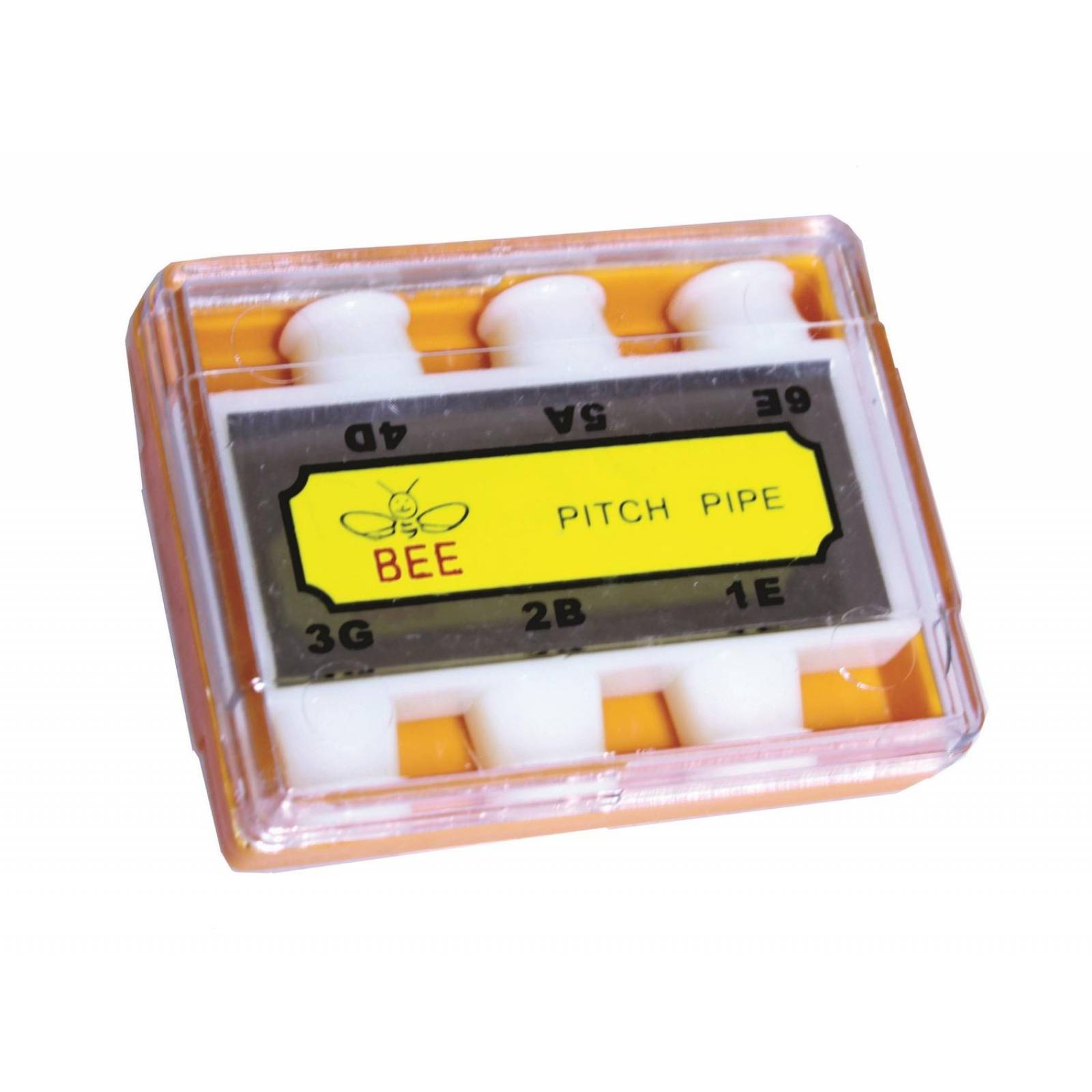 Afinador de viento de plastico 6 tonos color blanco 