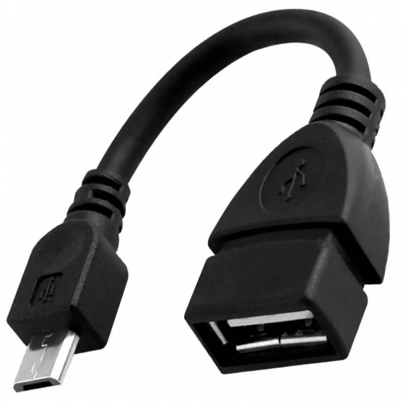cable negro OTG USB a MICRO USB 