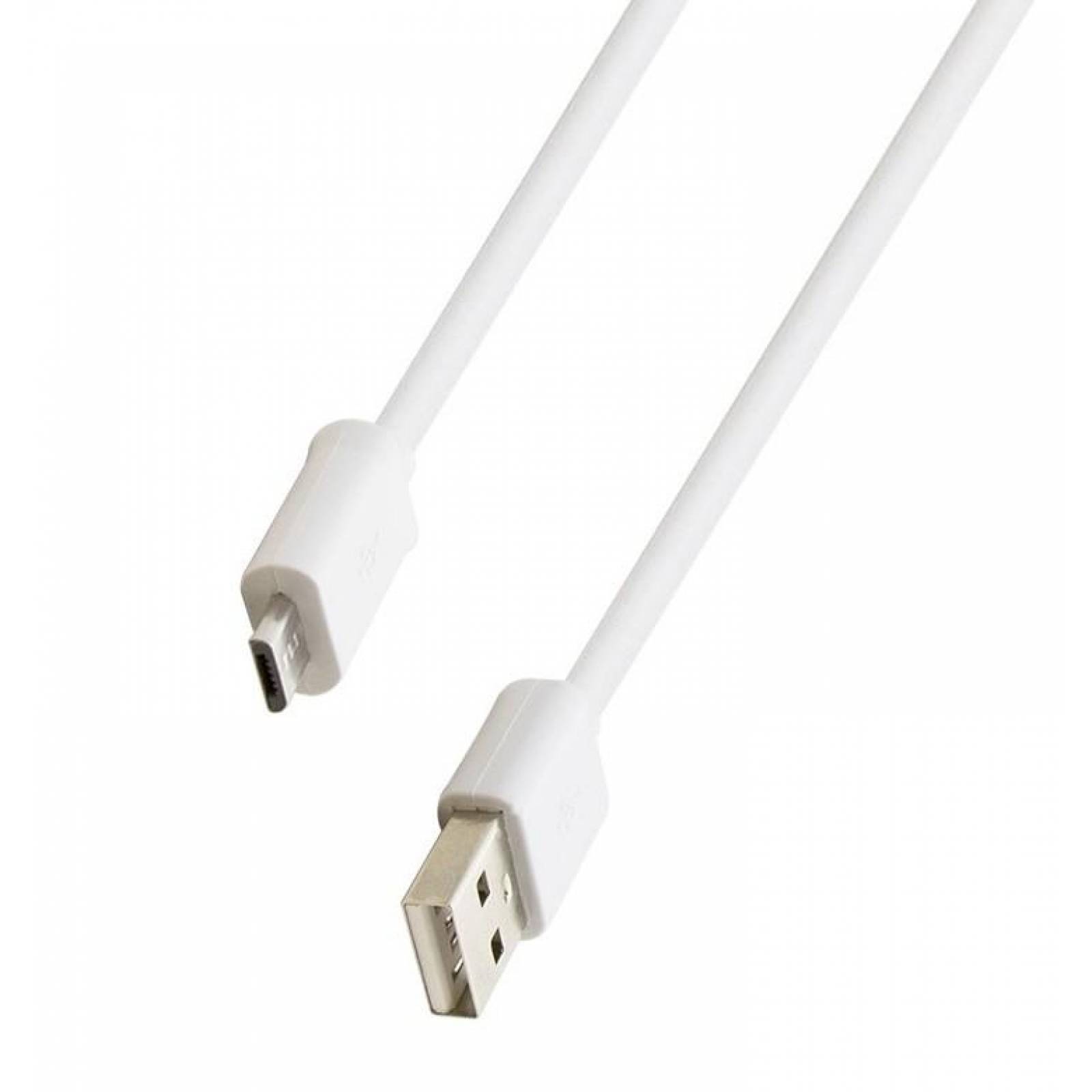 Cable Blanco Transferencia Datos Y Carga Usb A Micro Usb / 1M 