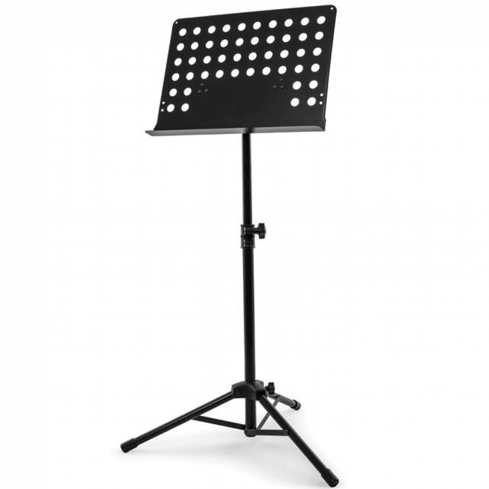 Atril Profesional Con Charola Perforada Para Director Partitura 
