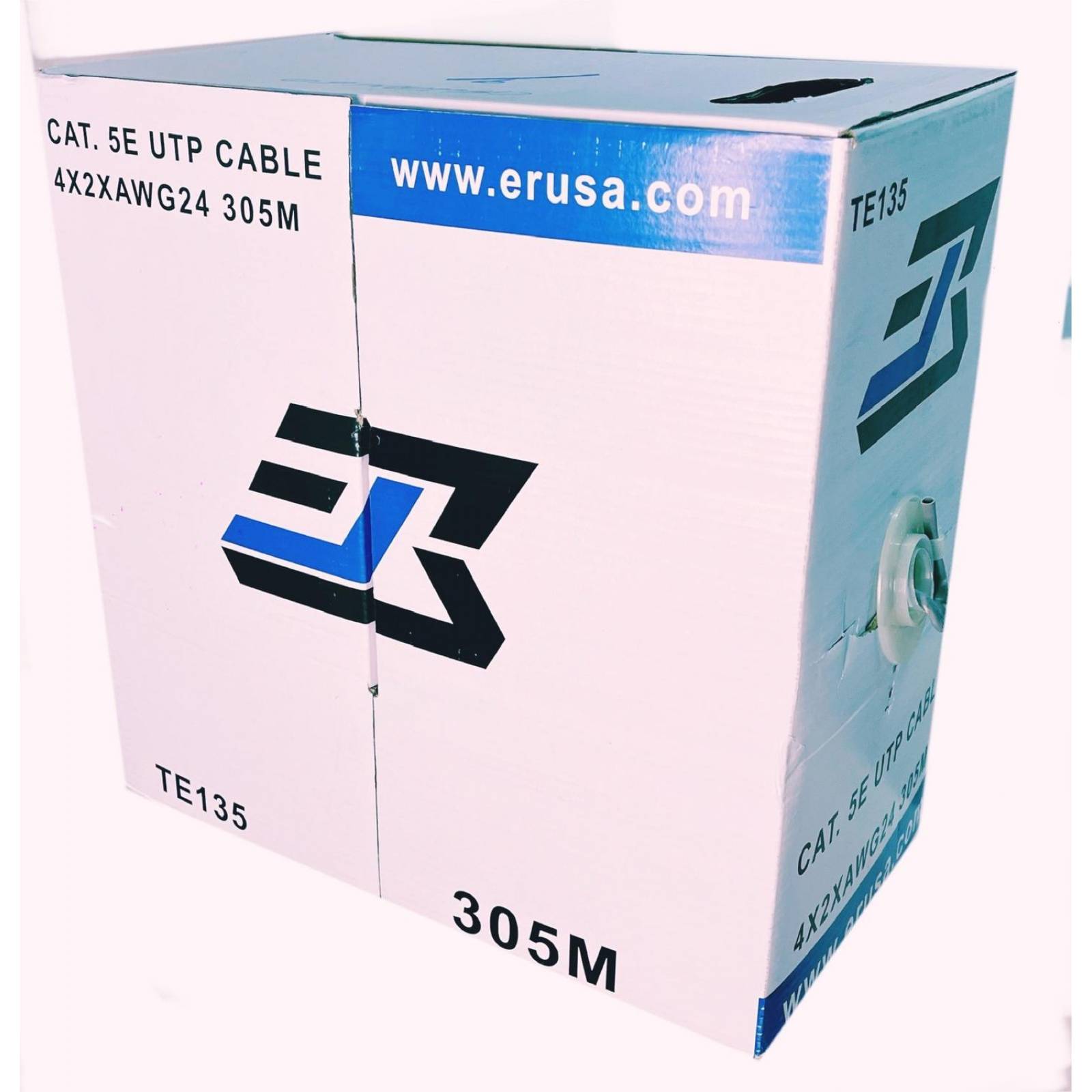 Cable para red CAT 5 UTP 4 pares rollo 305 metros 