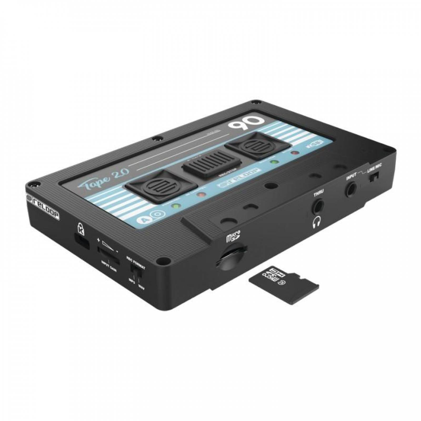 Grabador de audio portátil forma de cassette reloop tape 2 