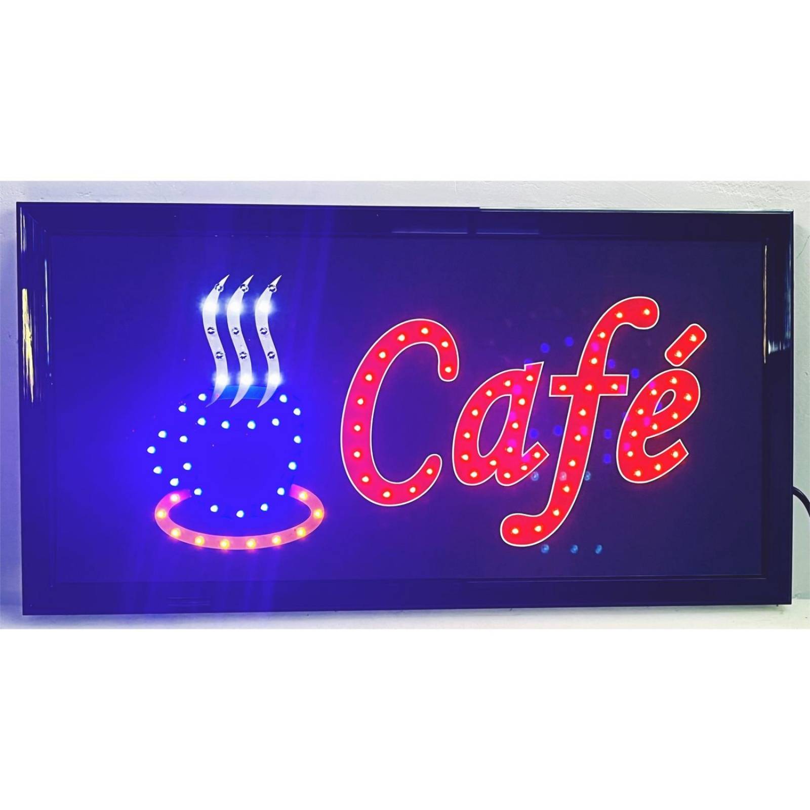 ANUNCIO LUMINOSO LEDS CAFE 