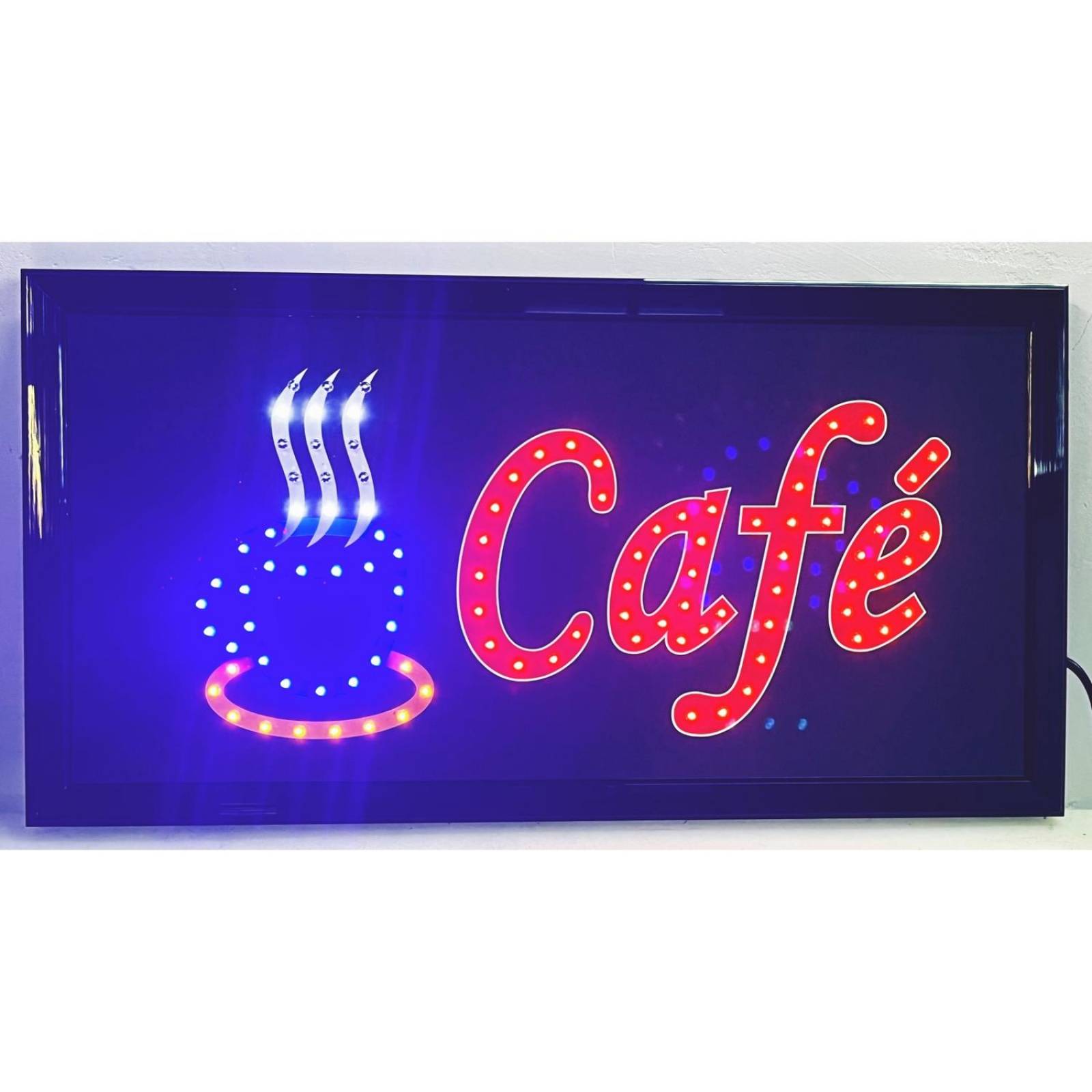 ANUNCIO LUMINOSO LEDS CAFE 